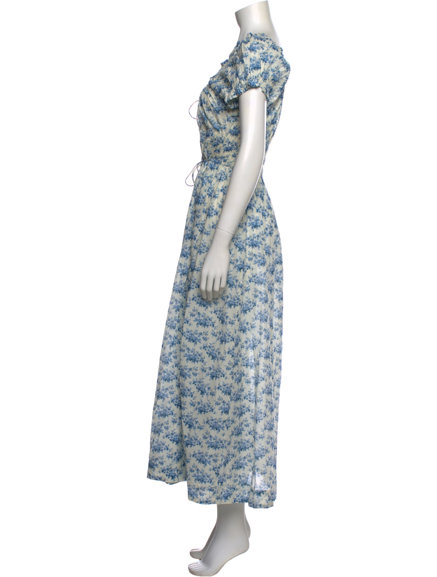 DÔEN Floral Print Long Dress