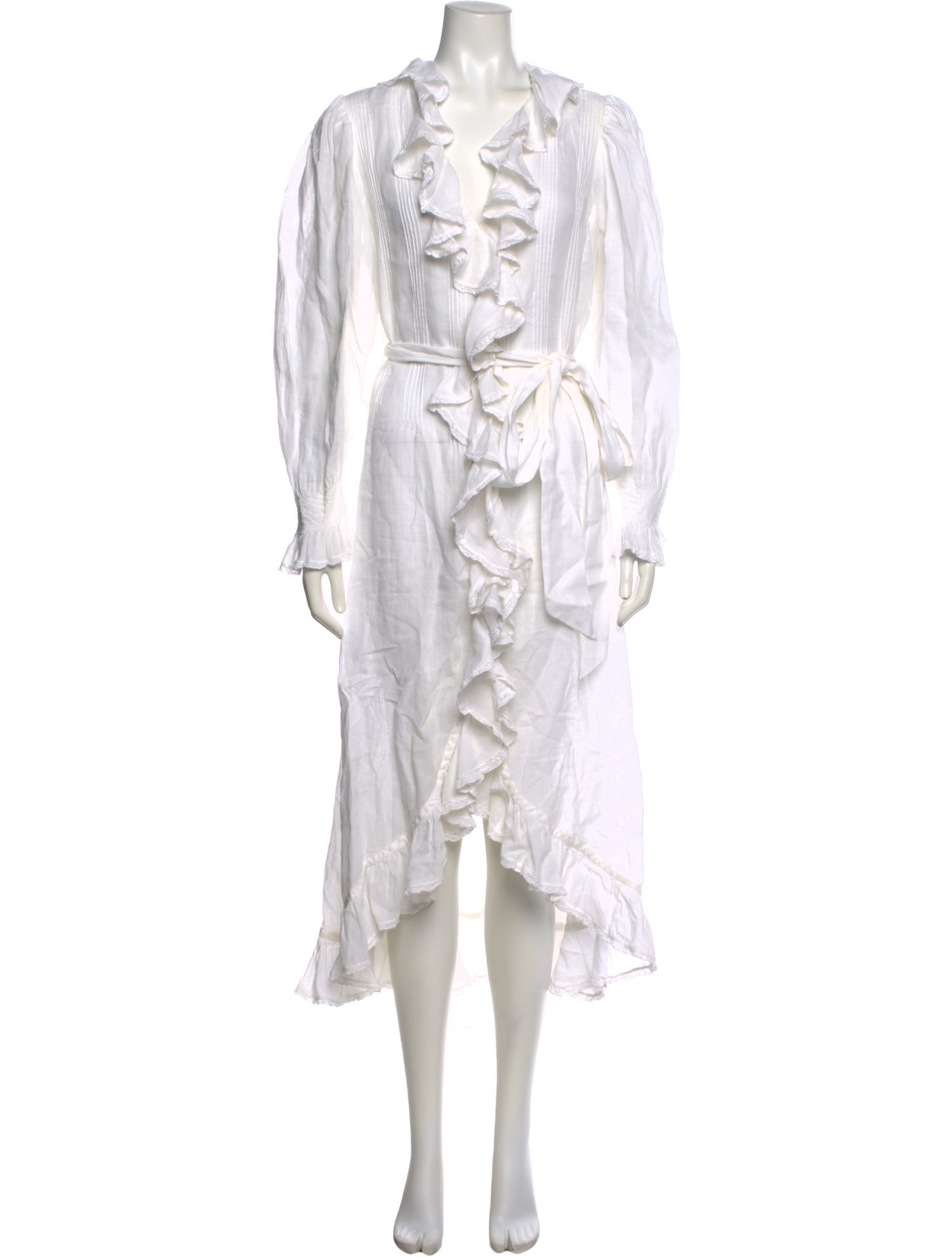 DÔEN V-Neck Midi Length Dress