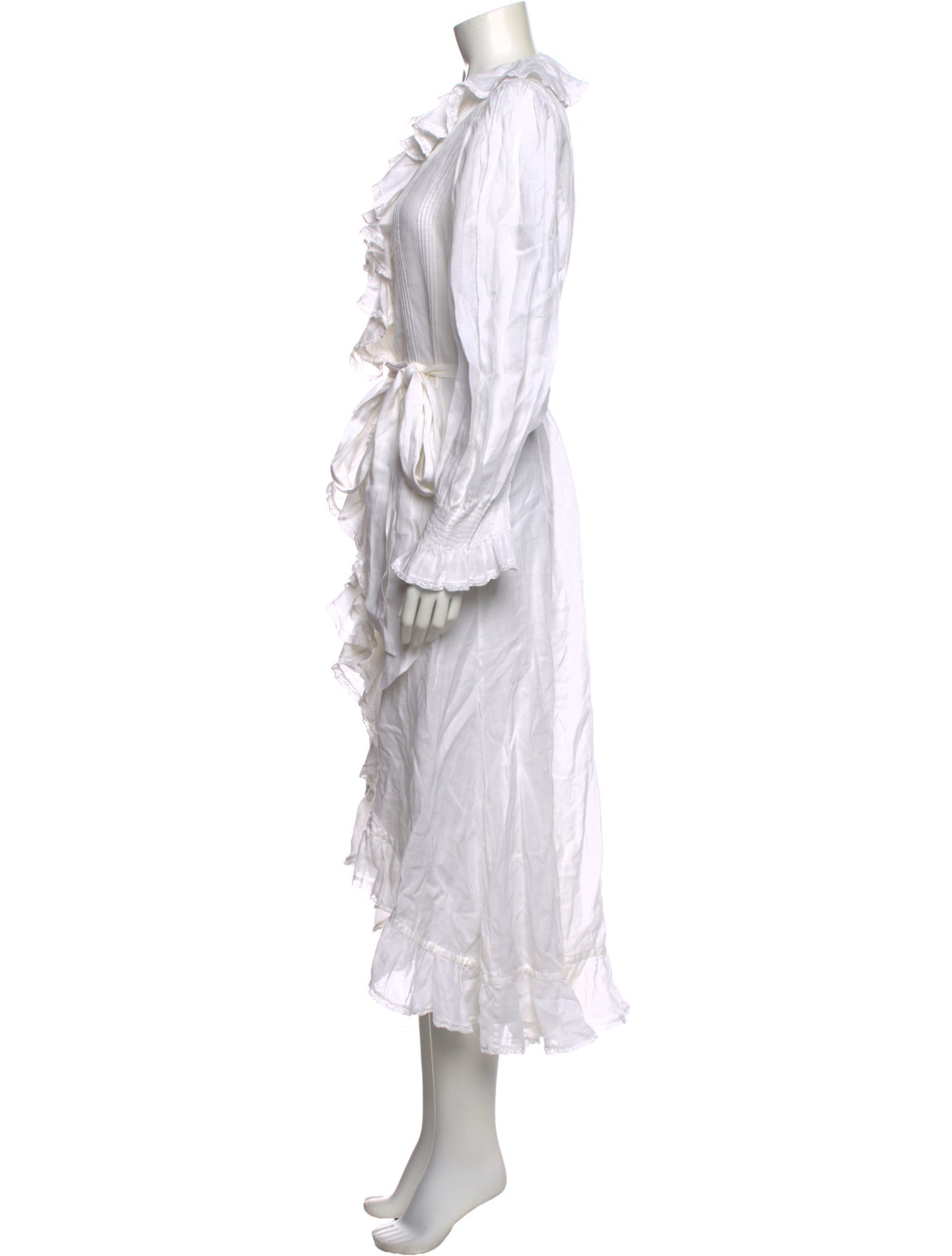 DÔEN V-Neck Midi Length Dress