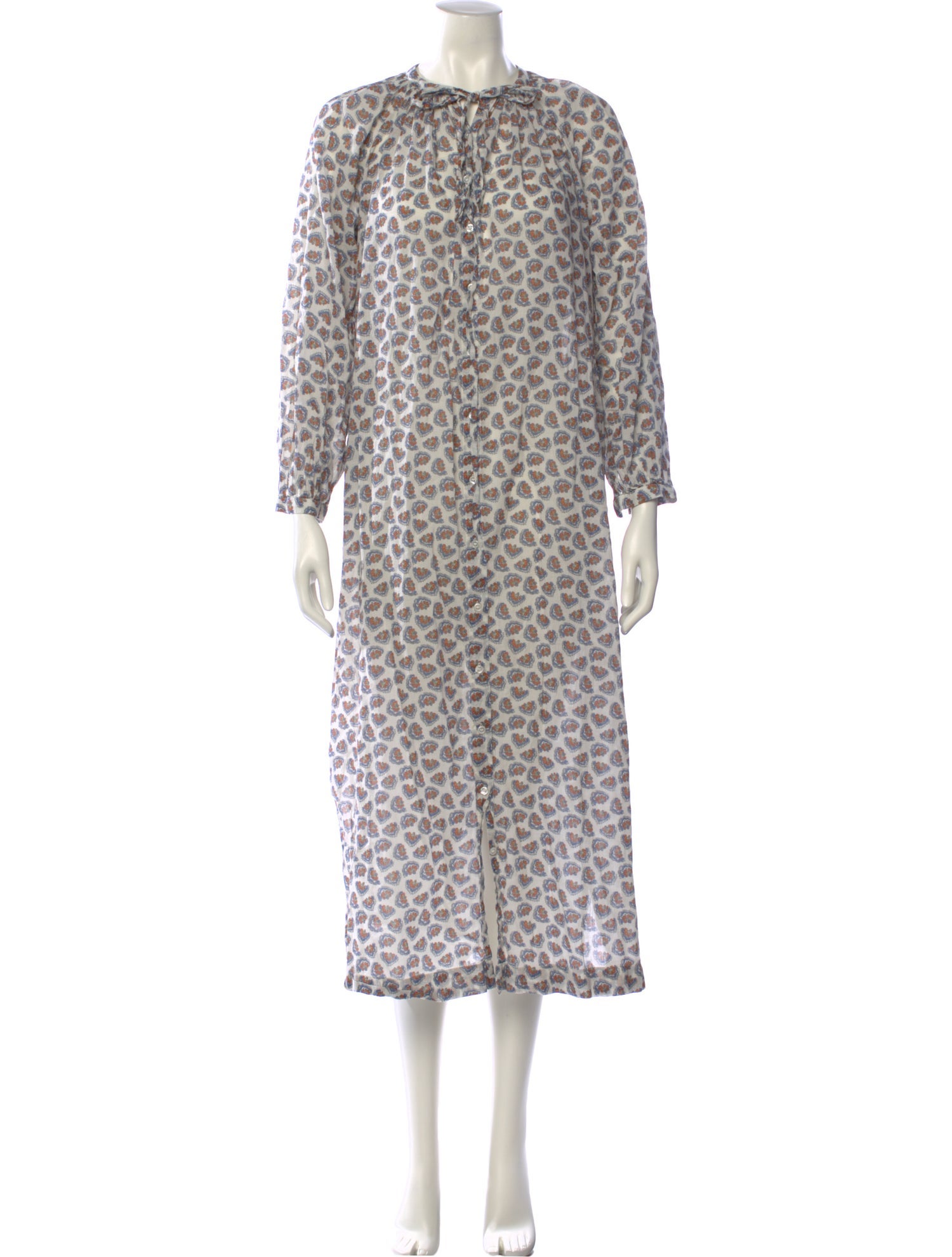 DÔEN Animal Print Long Dress