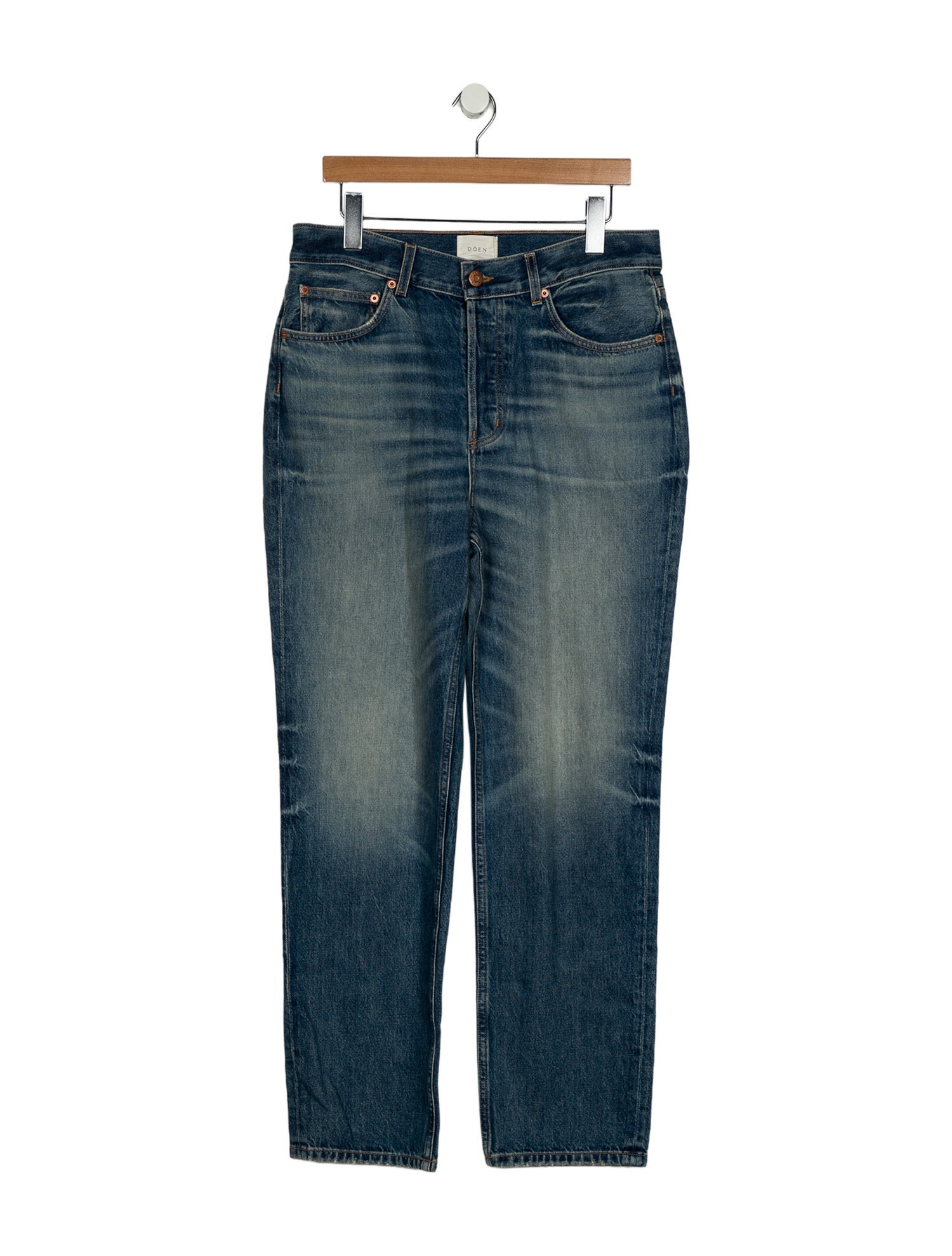 DÔEN High-Rise Straight Leg Jeans w/ Tags