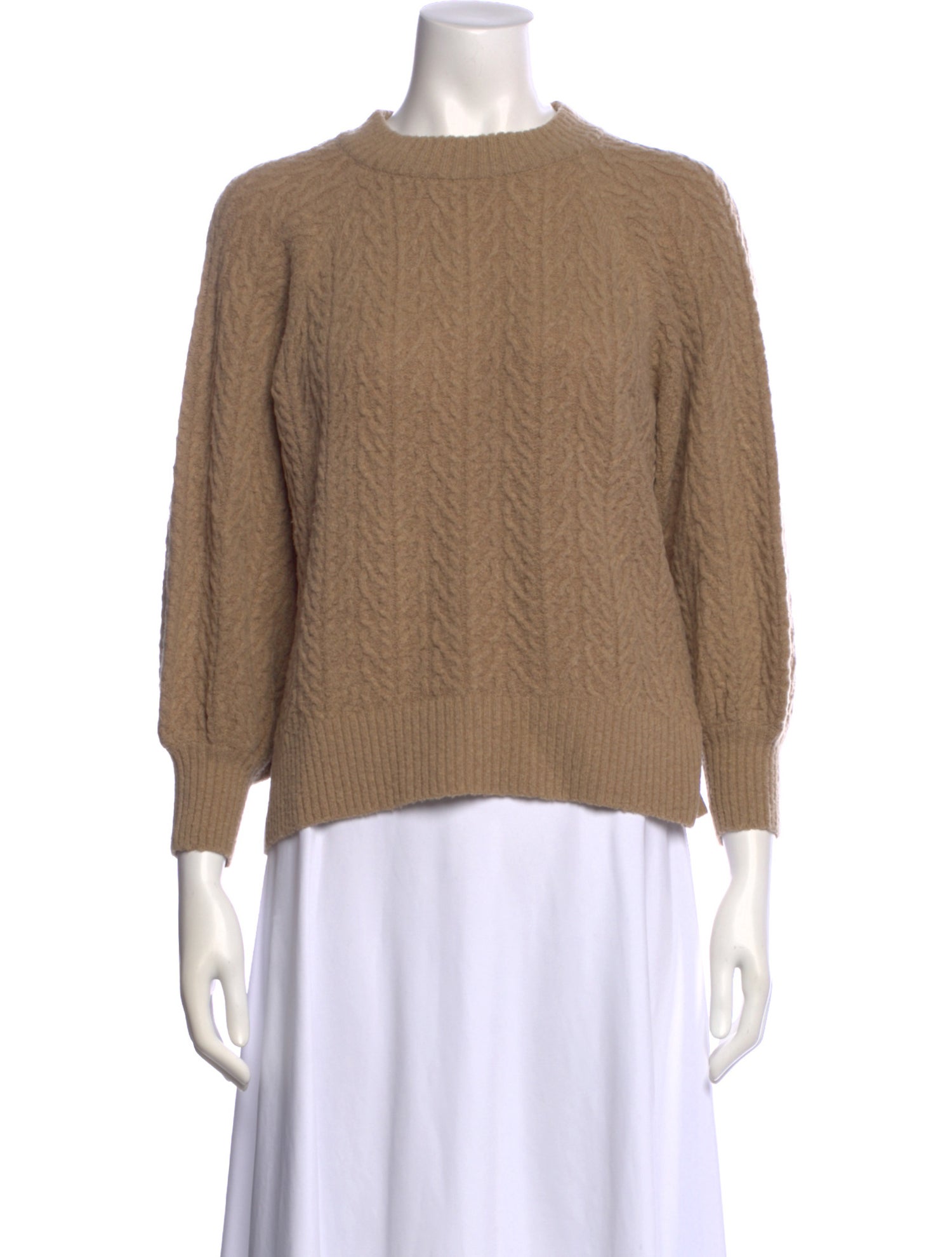 DÔEN Wool Mock Neck Sweater