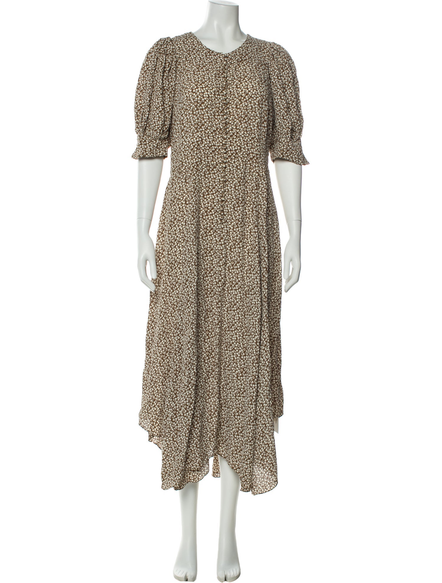 DÔEN Floral Print Long Dress