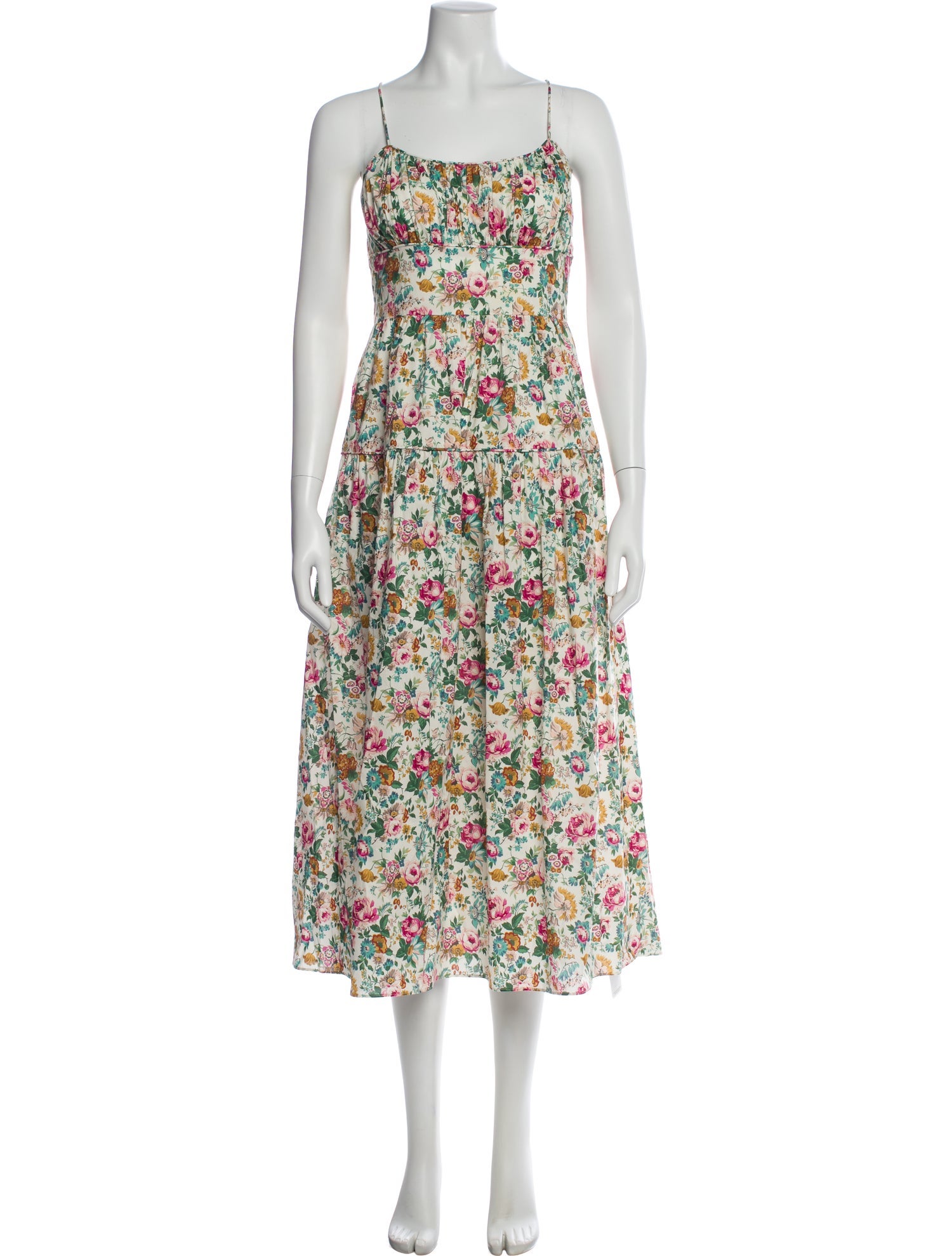 DÔEN Floral Print Long Dress