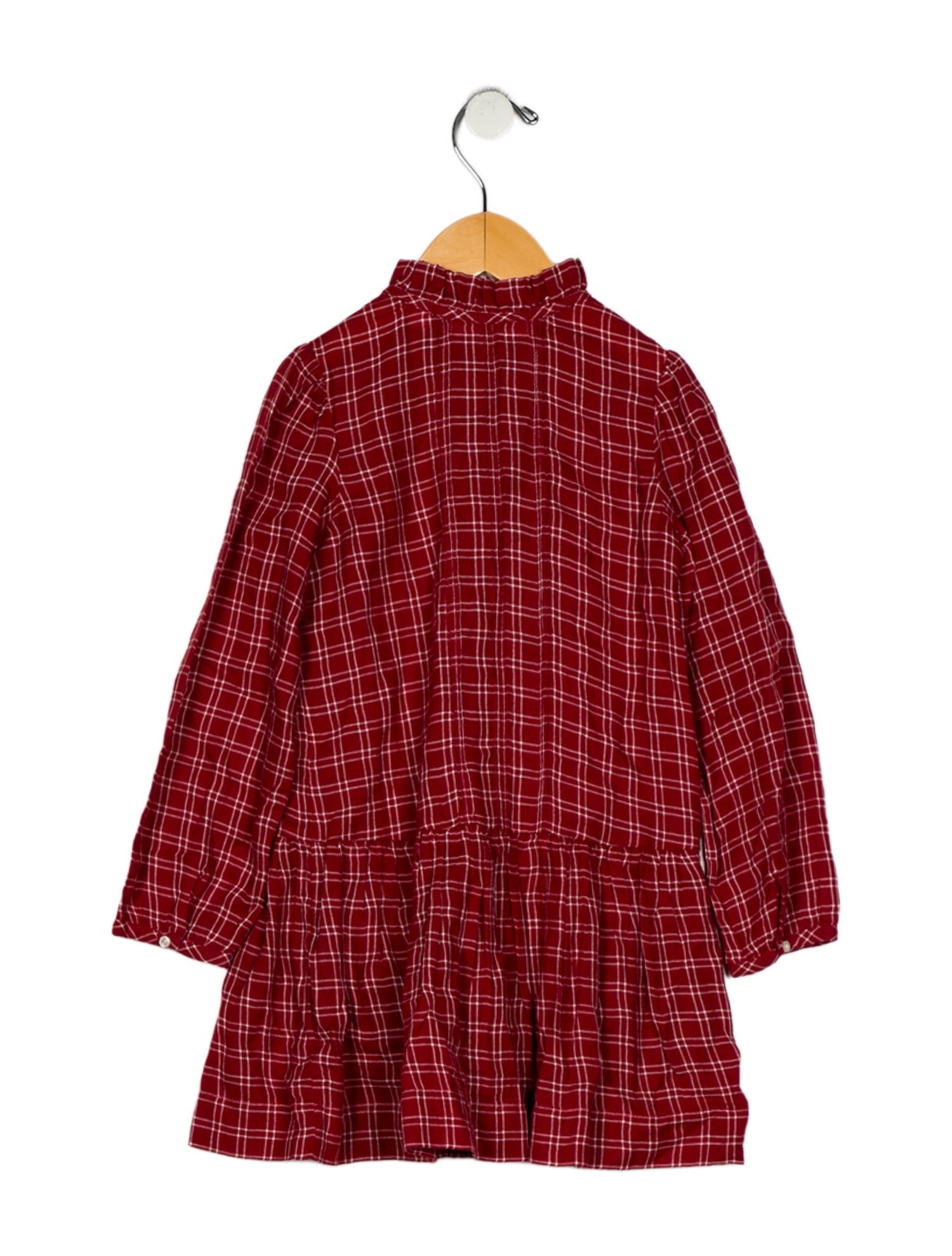 DÔEN kids' girls striped print long sleeve dress