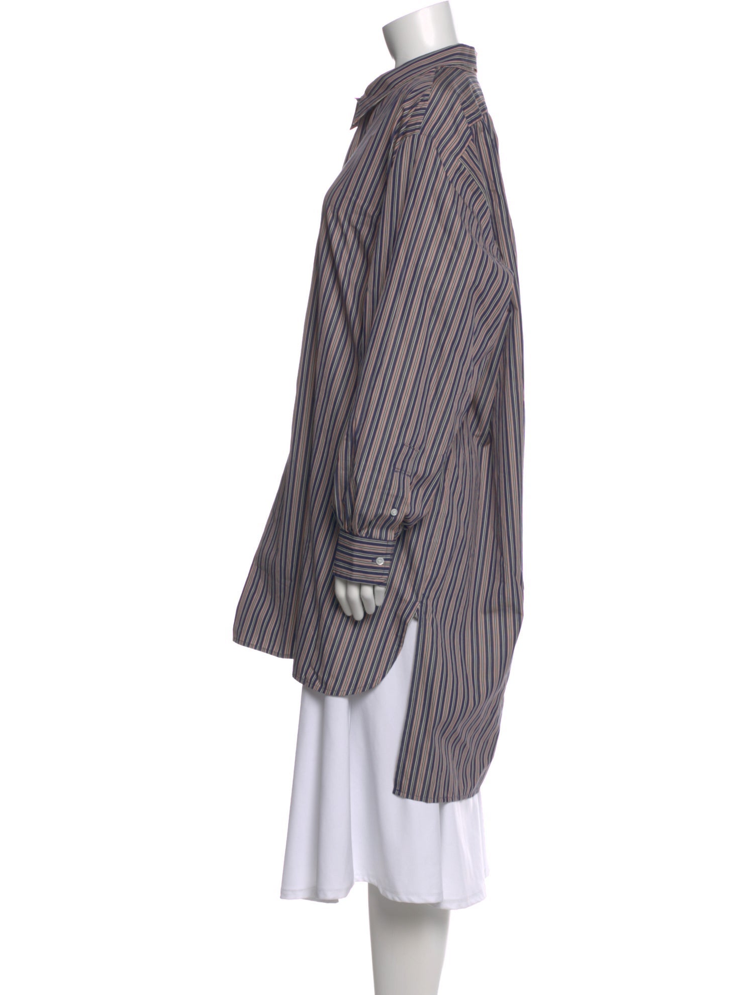 DÔEN Striped Long Sleeve Blouse w/ Tags