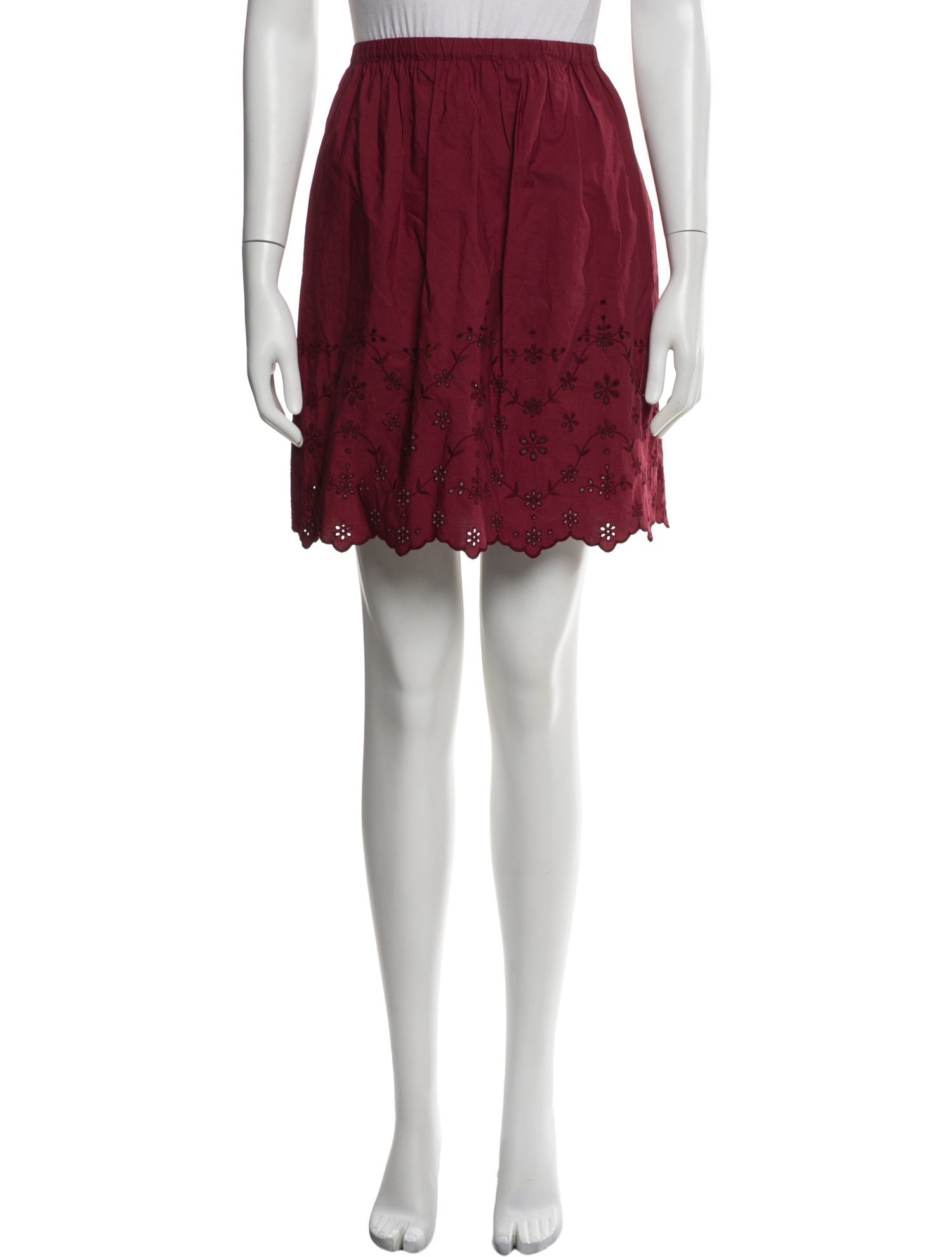 DÔEN Printed Knee-Length Skirt