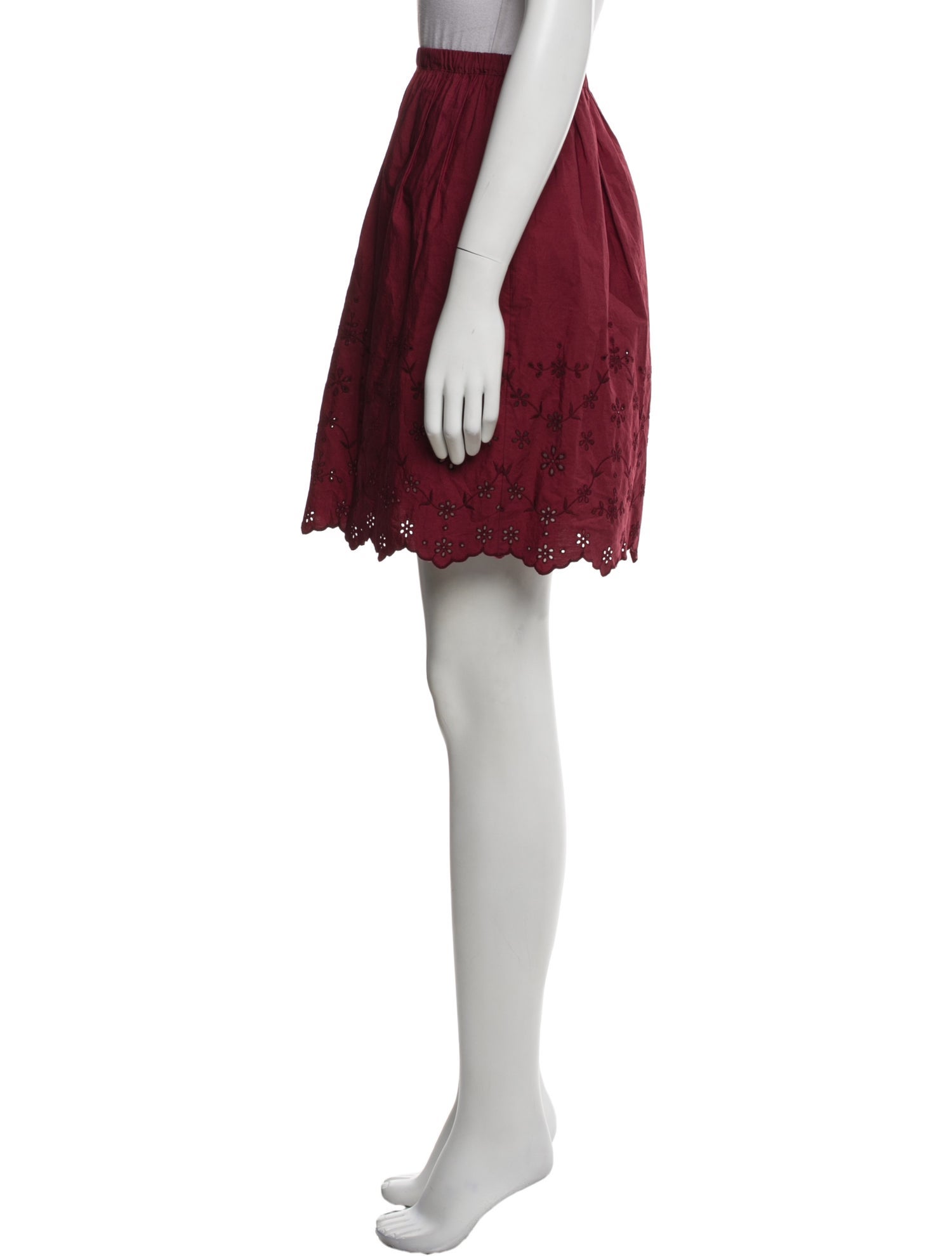 DÔEN Printed Knee-Length Skirt