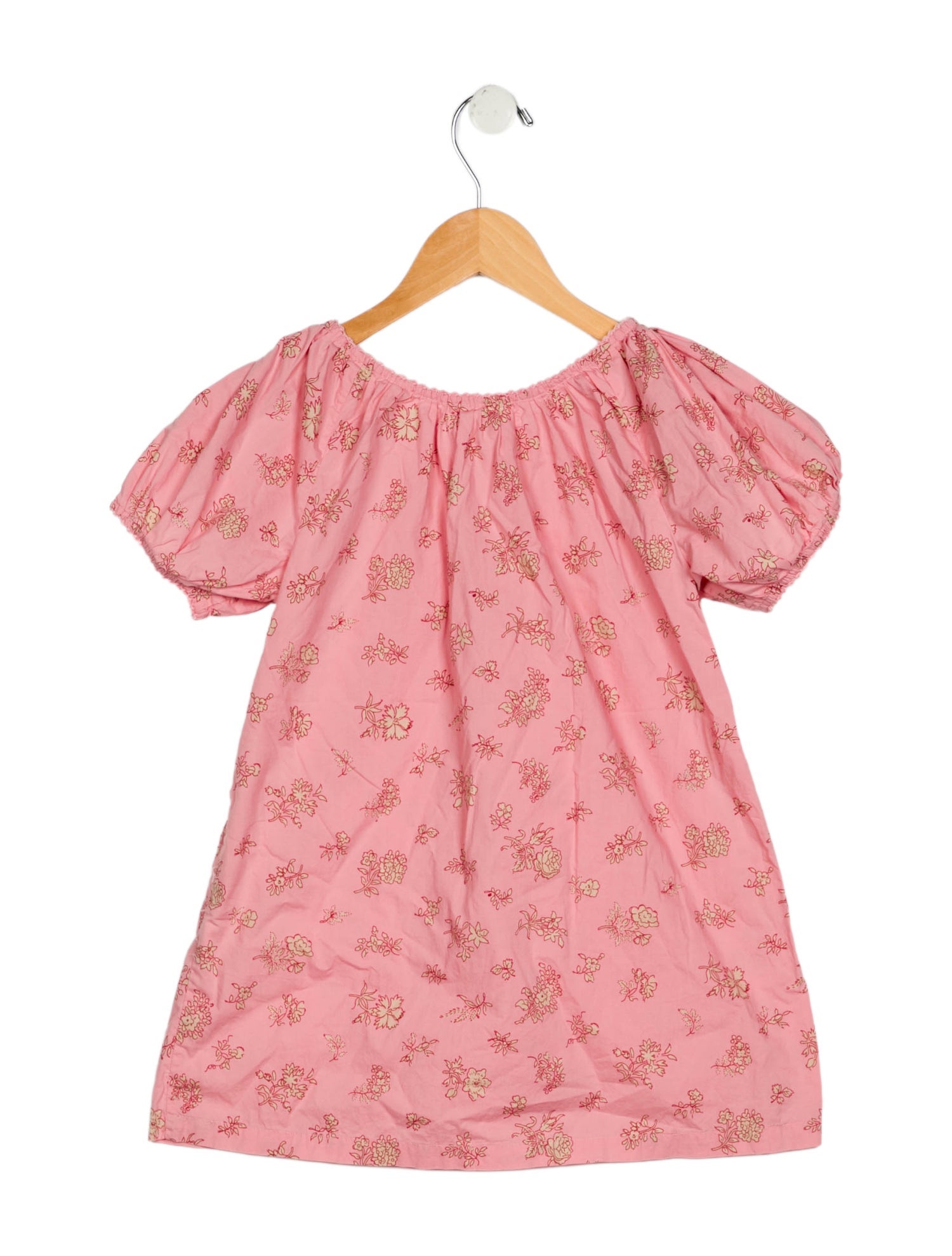 DÔEN Girls' Ruffled Short Sleeve Dress