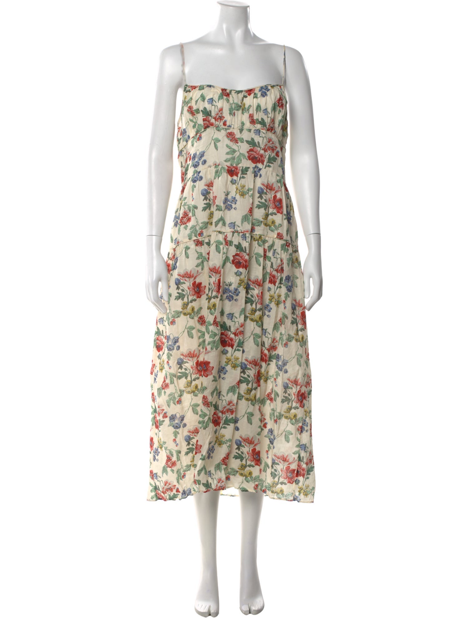 DÔEN Floral Print Long Dress