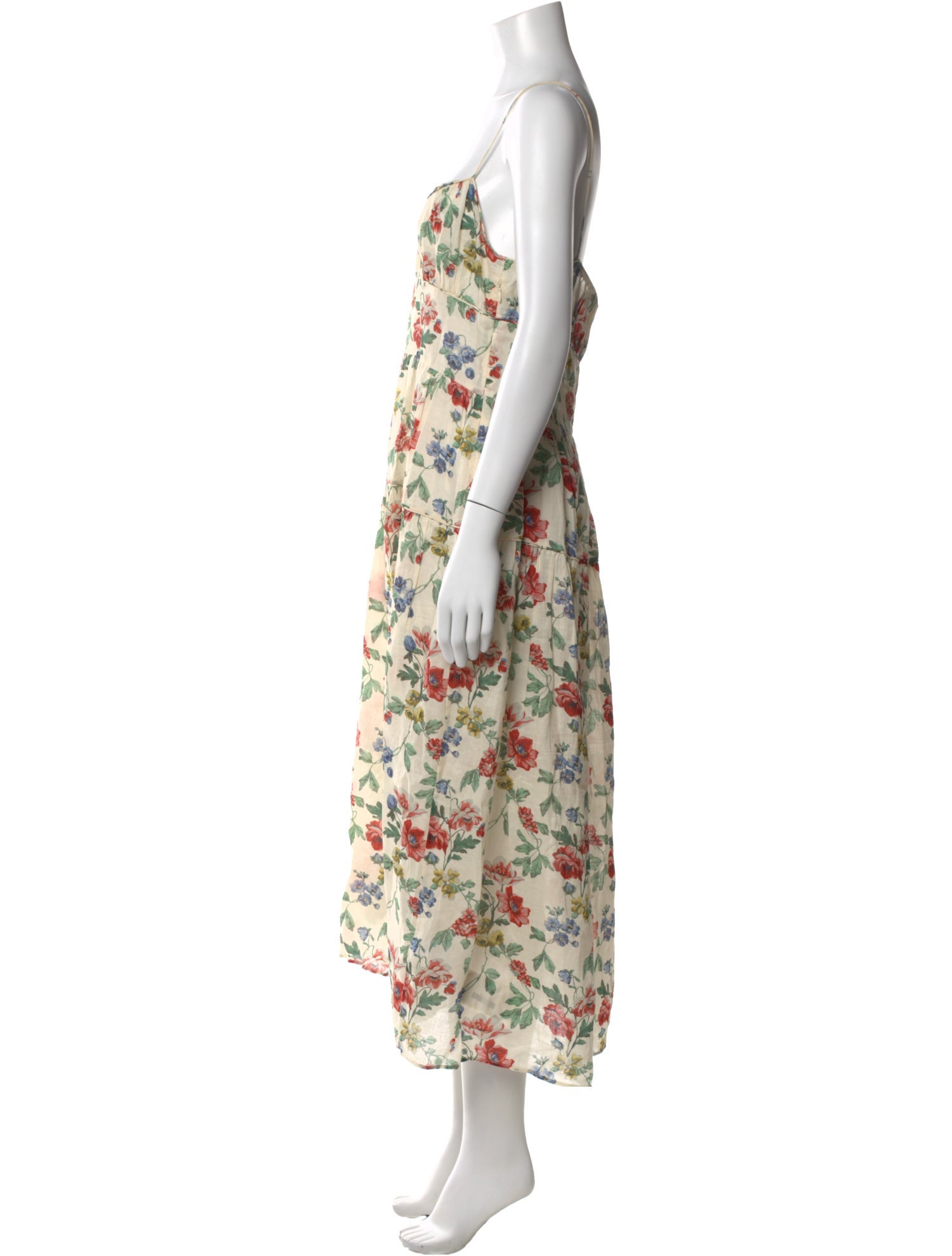 DÔEN Floral Print Long Dress