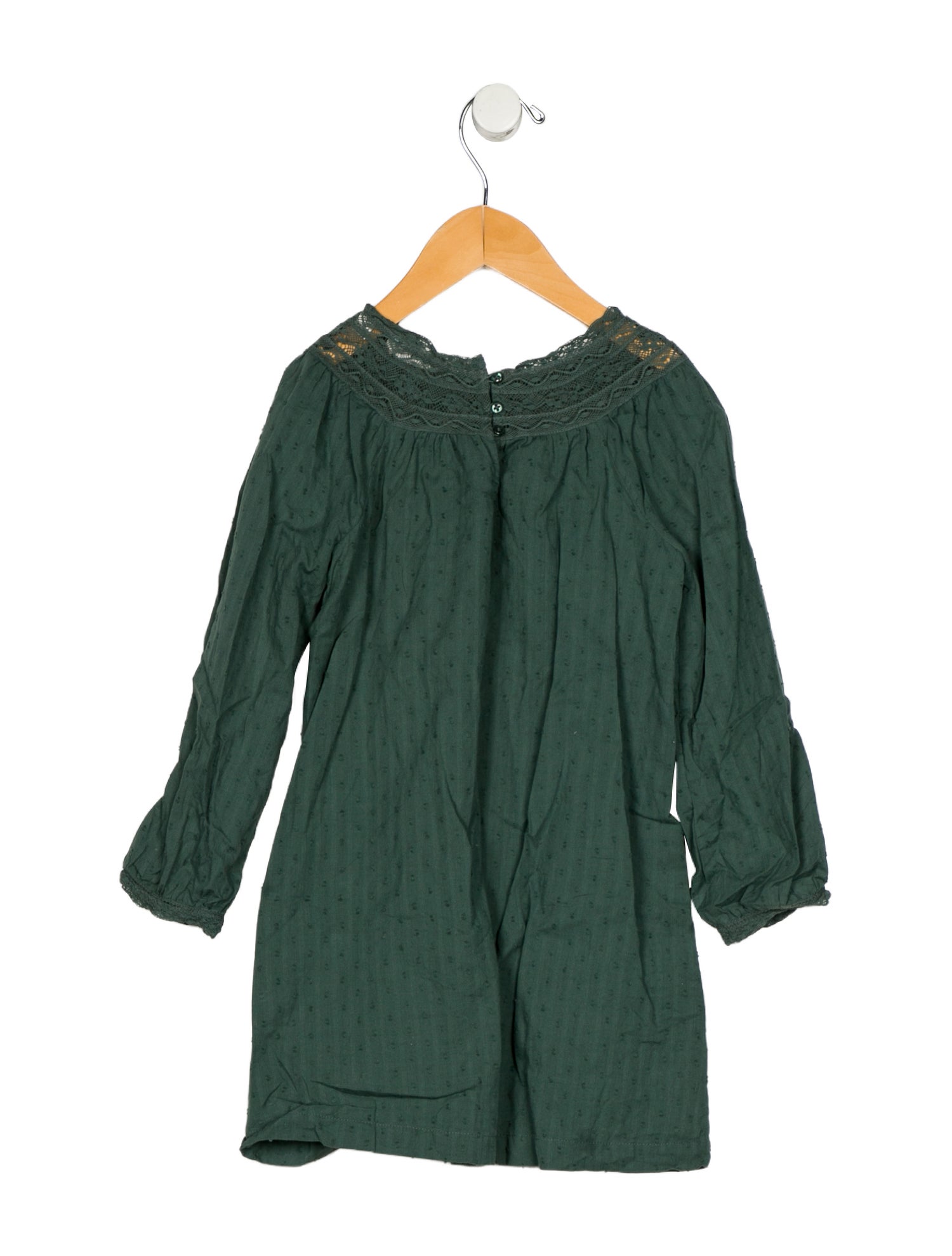 DÔEN Toddler Girls Branded Embroidered Dress