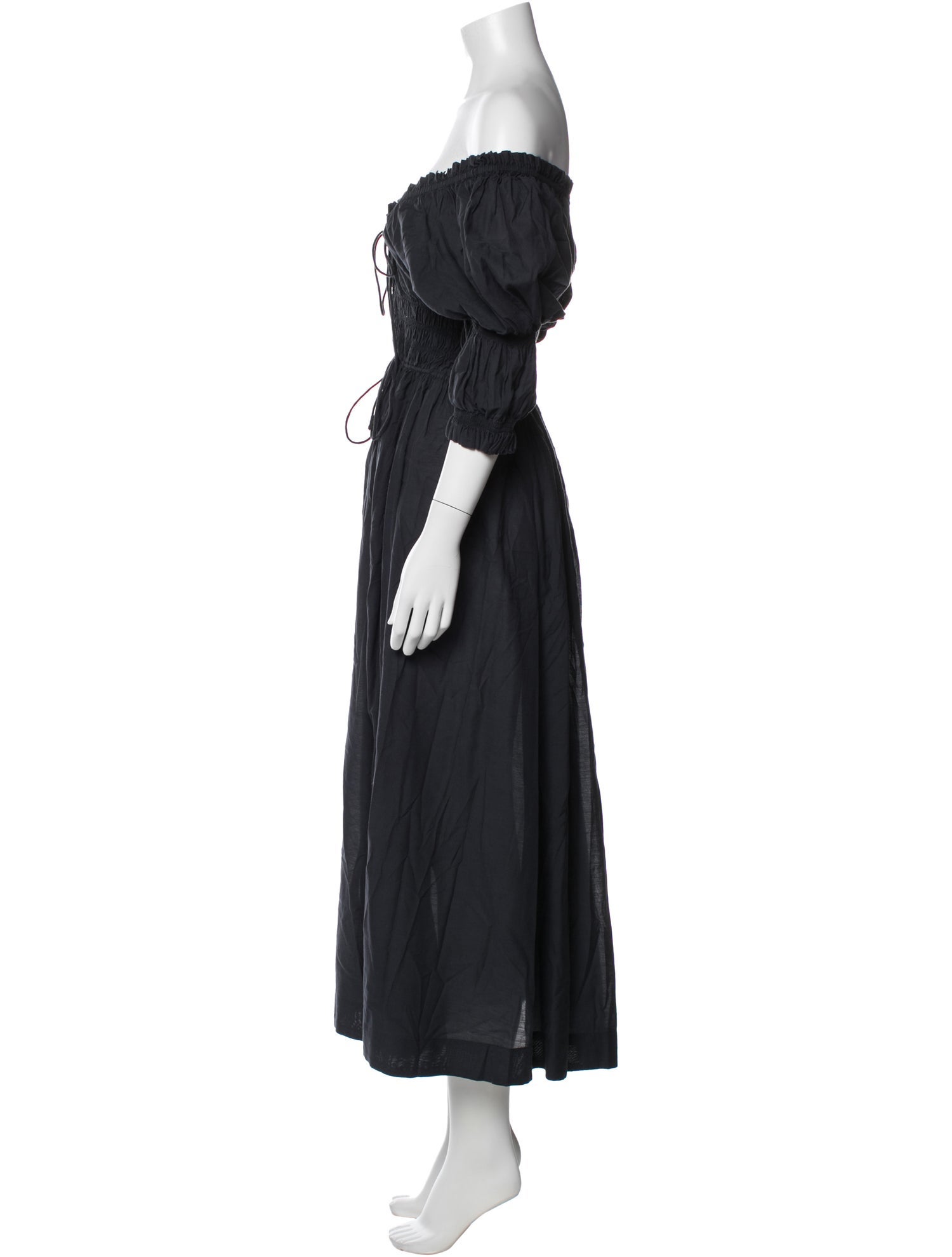 DÔEN Off-The-Shoulder Midi Length Dress