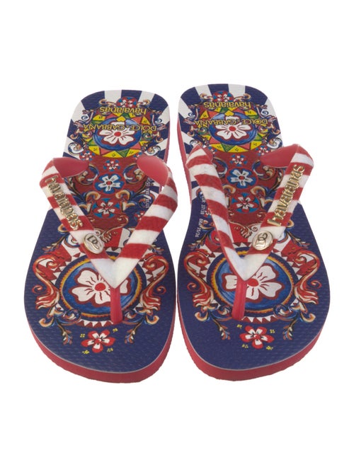 Dolce & Gabbana x Havaiana Printed Flip Flops