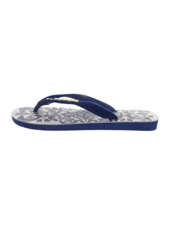 Dolce & Gabbana x Havaiana Velvet Printed Flip Flops