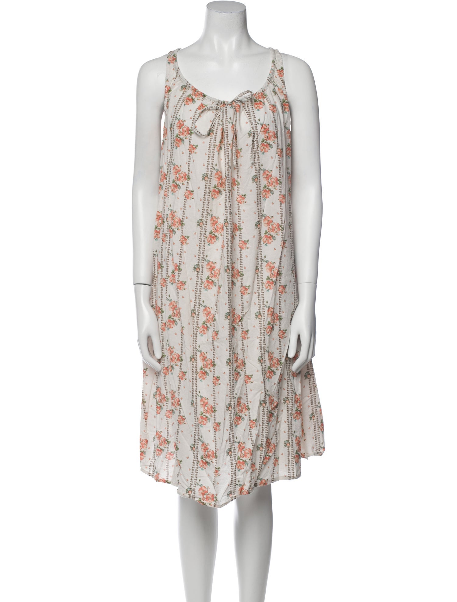 Domi Floral Print Knee-Length Dress