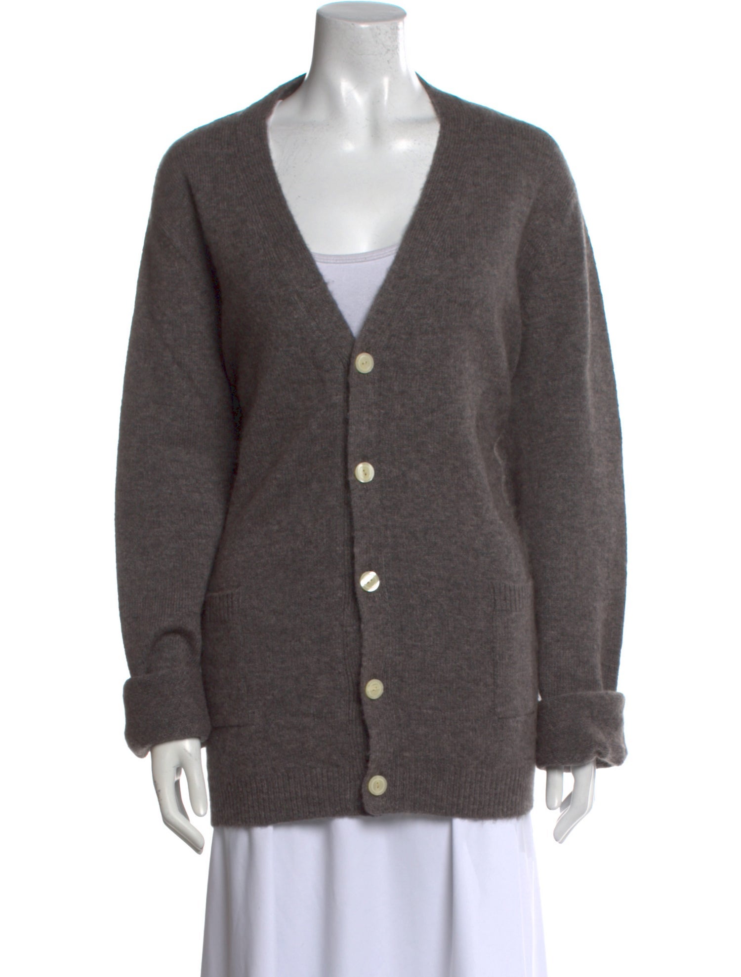 Domi Merino Wool V-Neck Sweater