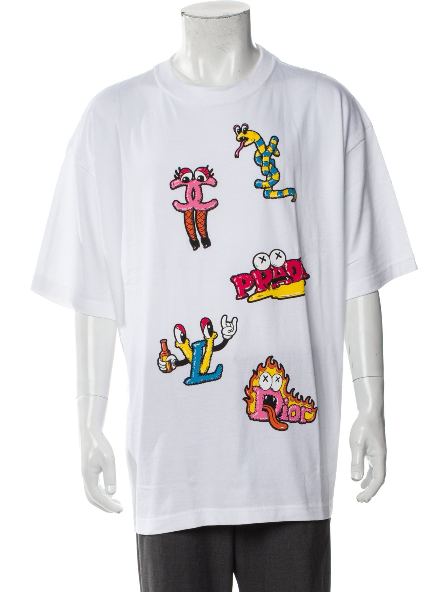 DomRebel Graphic Print Crew Neck T-Shirt w/ Tags