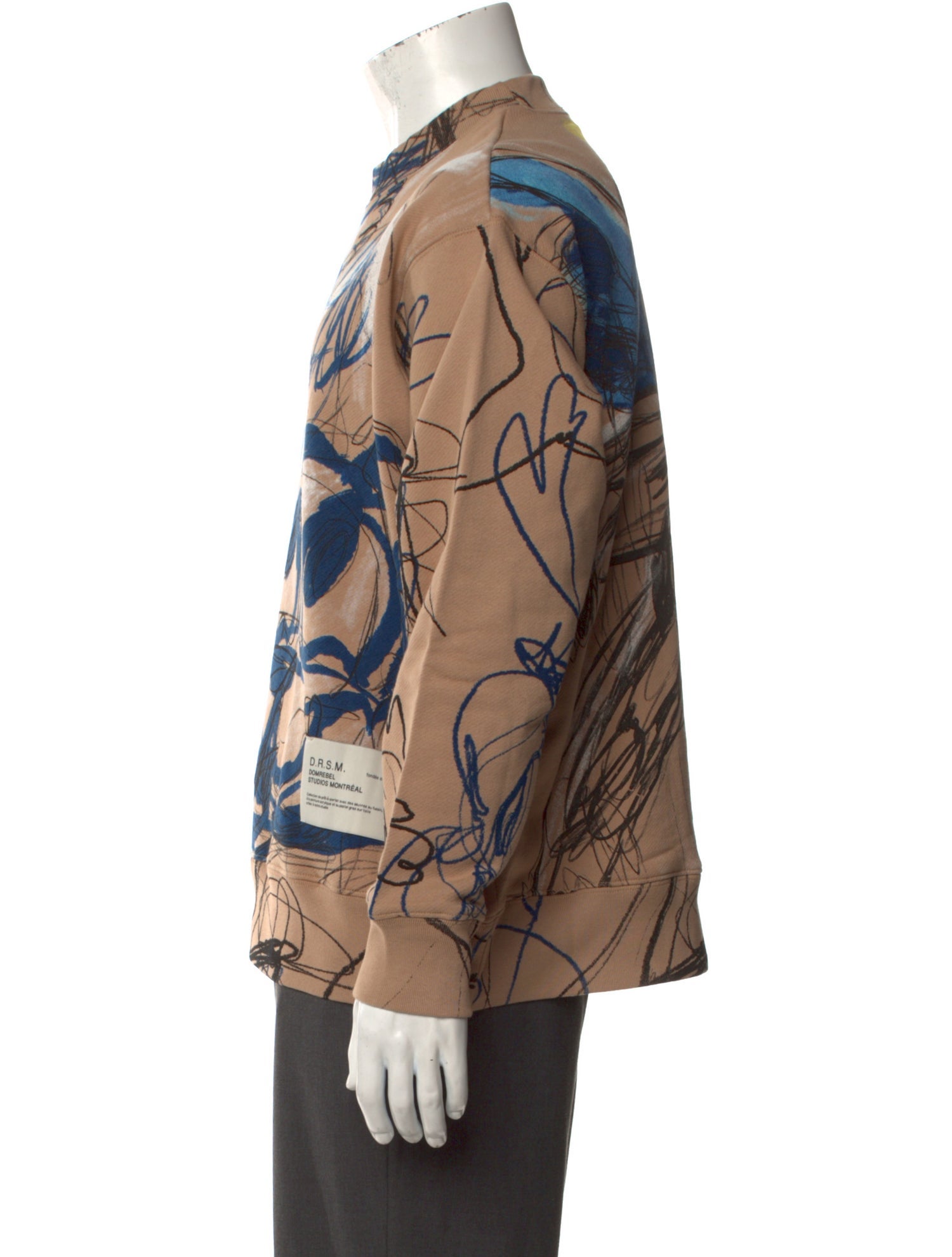 DomRebel Printed Crew Neck Sweatshirt