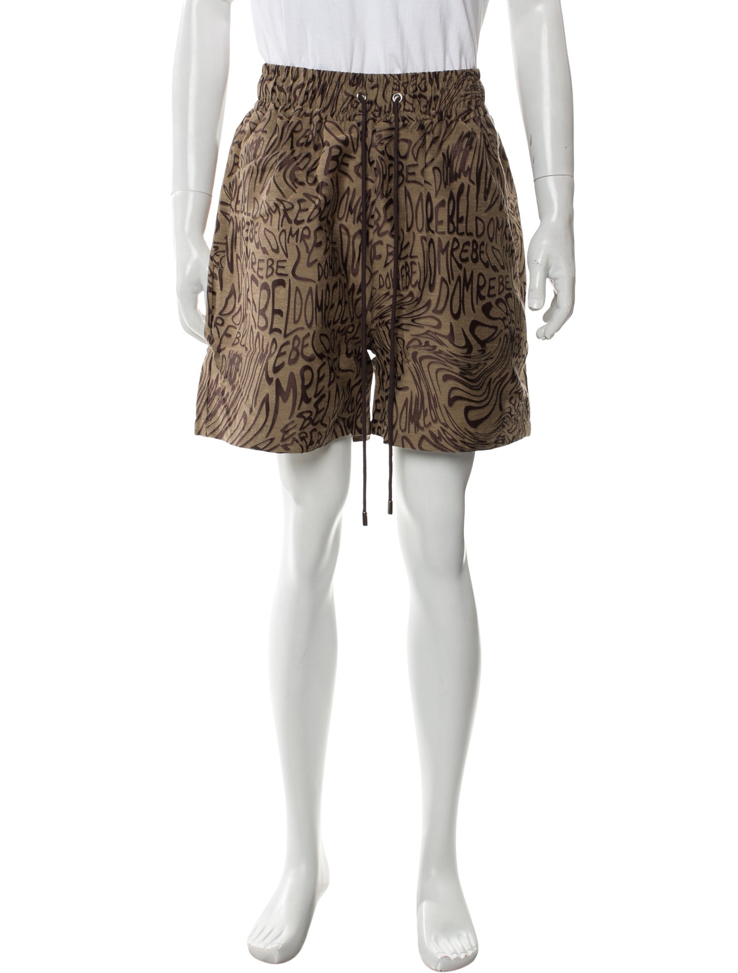 DomRebel Printed Jogger Shorts w/ Tags