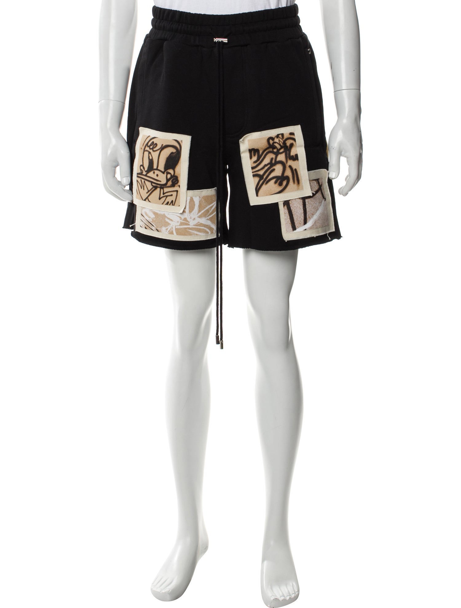 DomRebel Graphic Print Jogger Shorts w/ Tags