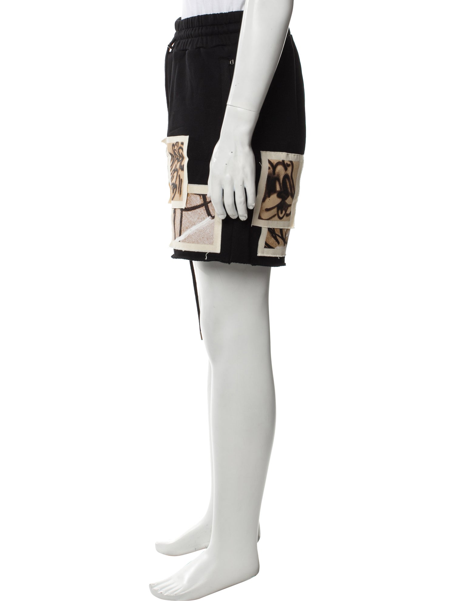 DomRebel Graphic Print Jogger Shorts w/ Tags