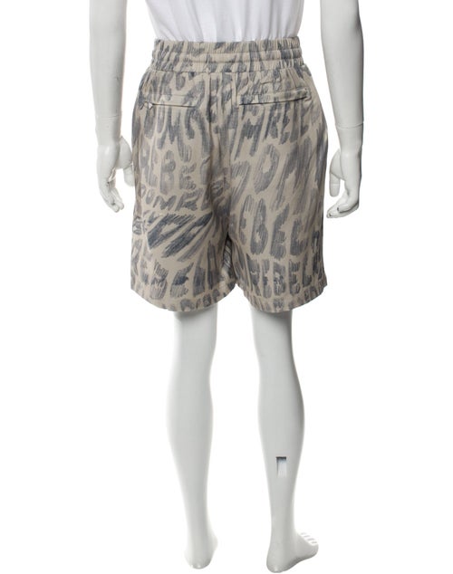 DomRebel Animal Print Jogger Shorts
