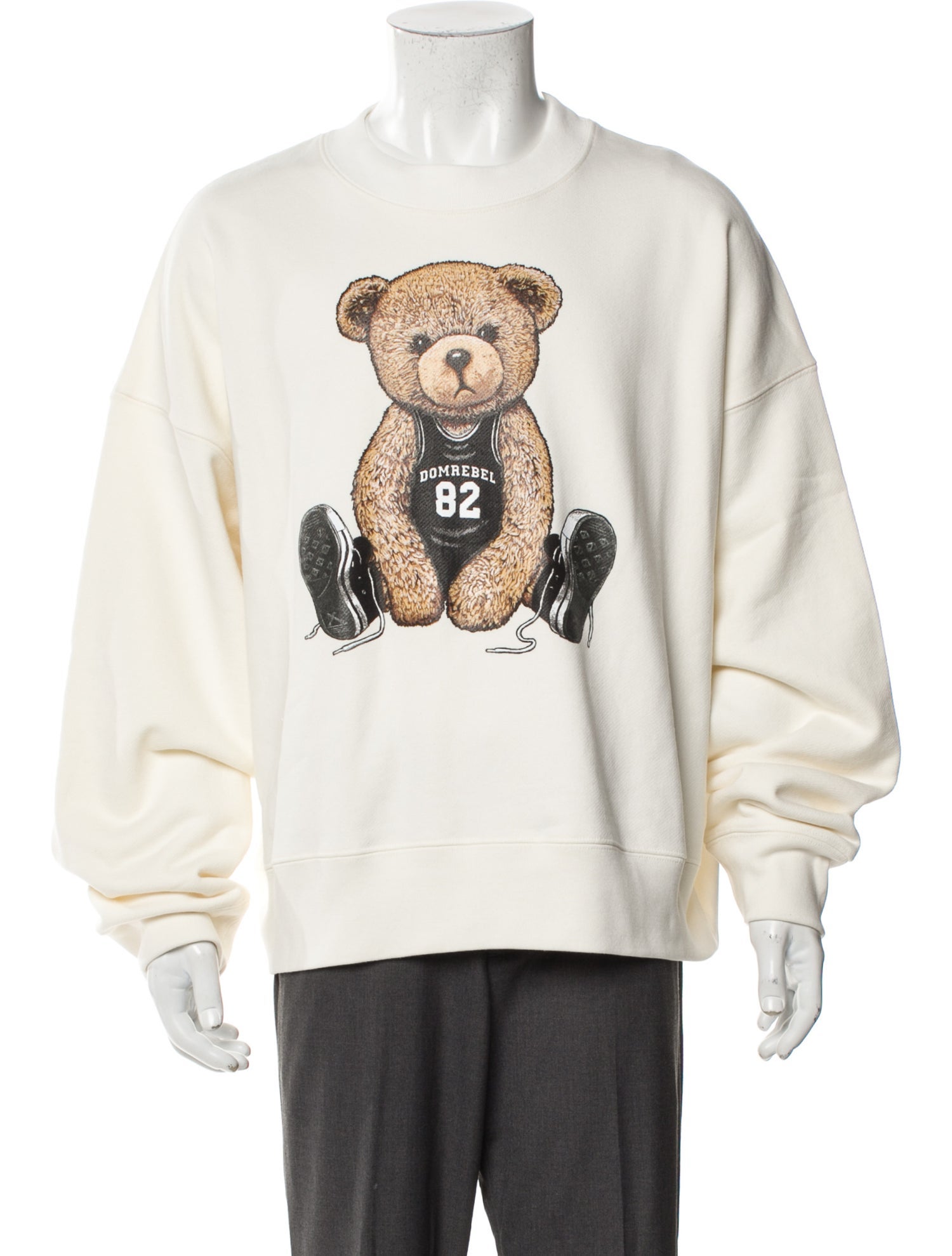 DomRebel Graphic Print Crew Neck Sweatshirt