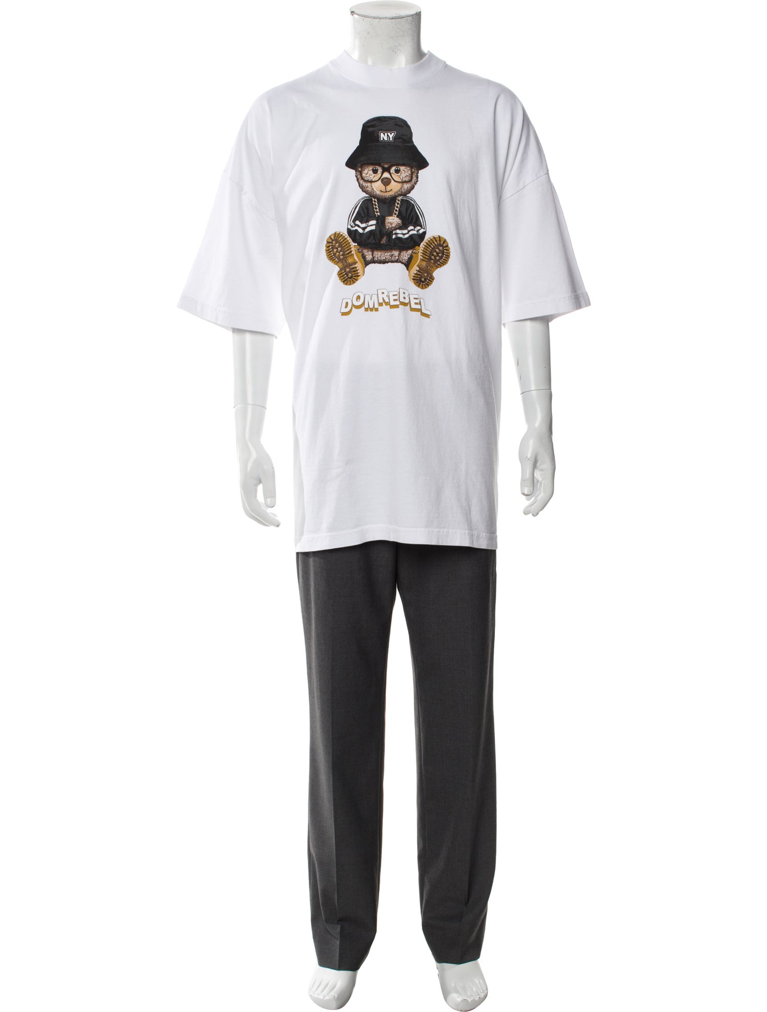 DomRebel Graphic Print Crew Neck T-Shirt