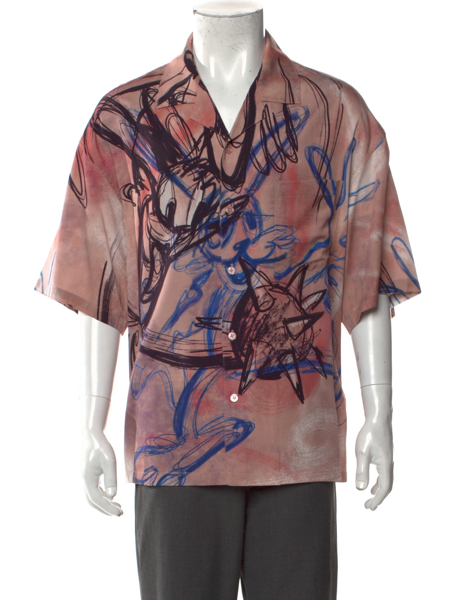 DomRebel Printed Short Sleeve Shirt