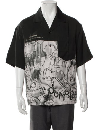 DomRebel Graphic Print Short Sleeve Shirt