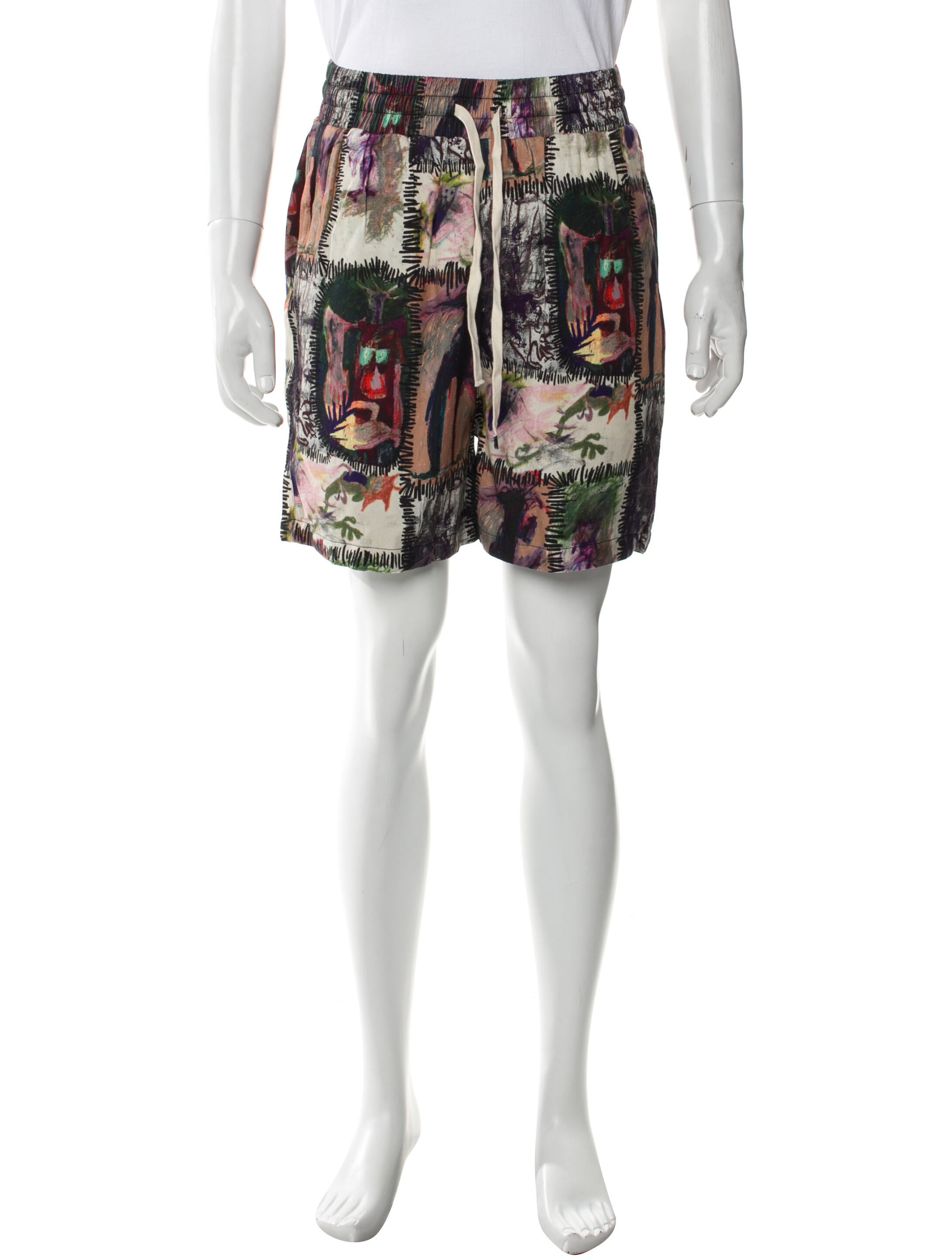 DomRebel Printed Mini Shorts