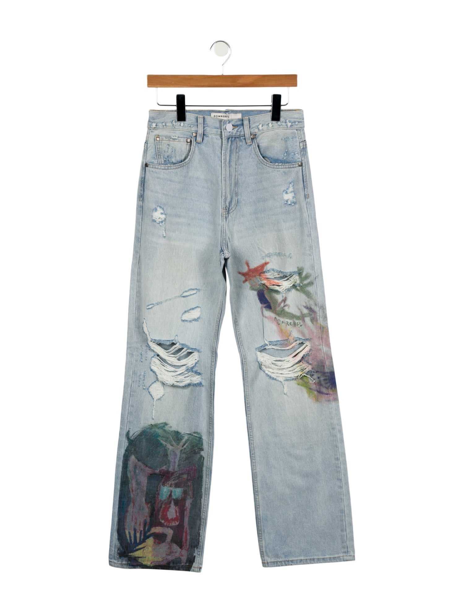 DomRebel Straight-Leg Jeans w/ Tags