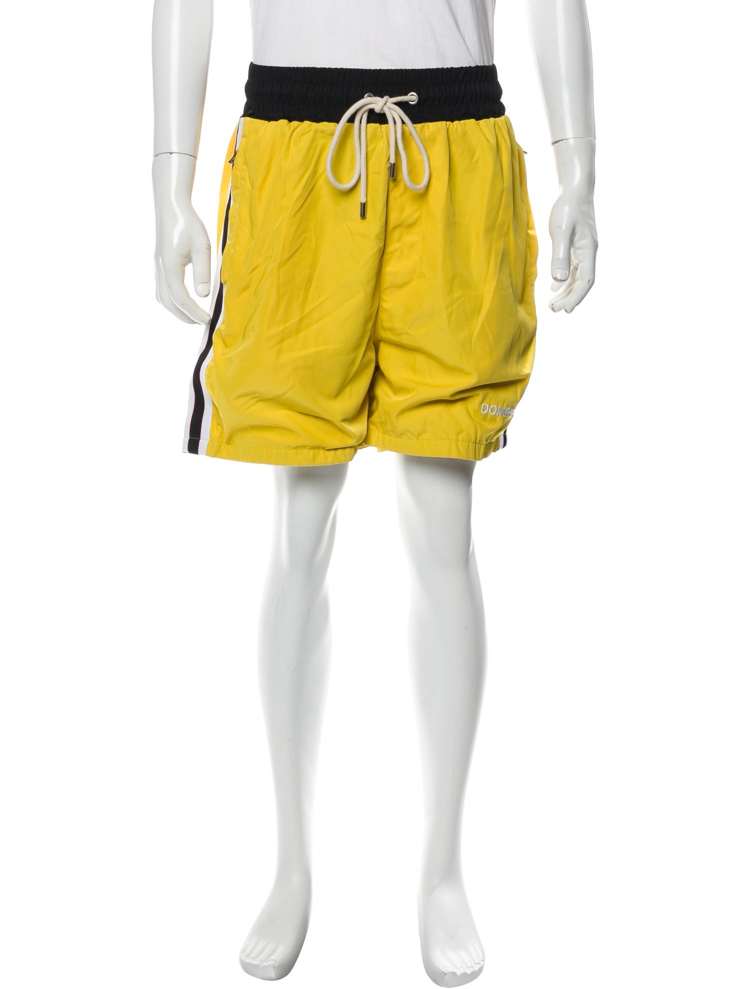 DomRebel Colorblock Pattern Jogger Shorts