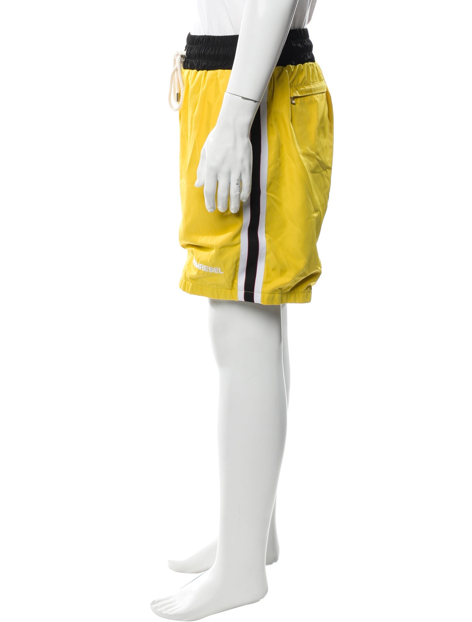 DomRebel Colorblock Pattern Jogger Shorts