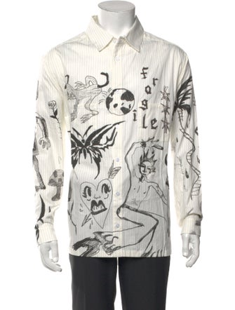 DomRebel Graphic Print Long Sleeve Shirt