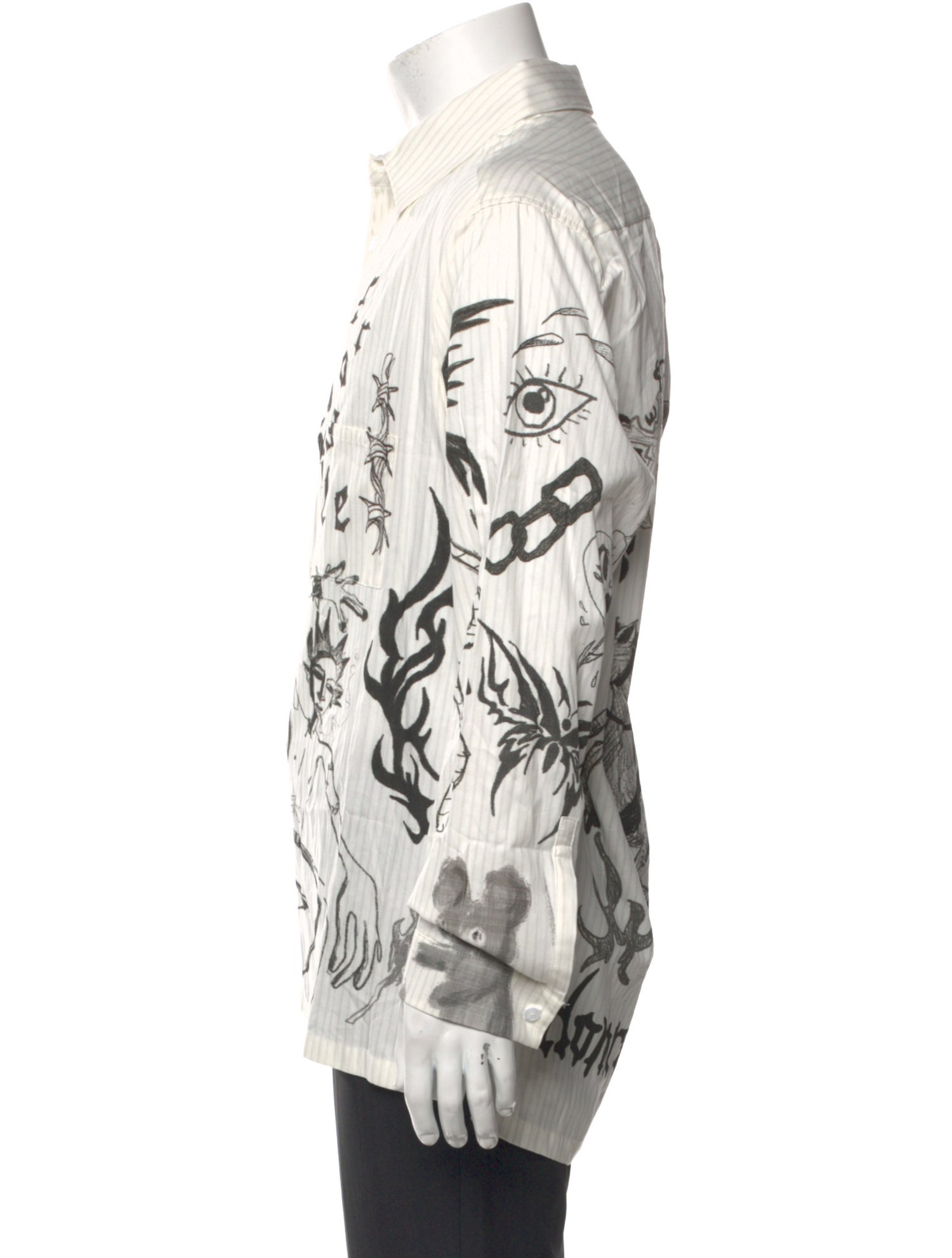 DomRebel Graphic Print Long Sleeve Shirt