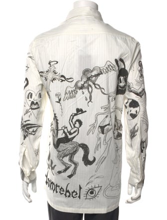DomRebel Graphic Print Long Sleeve Shirt