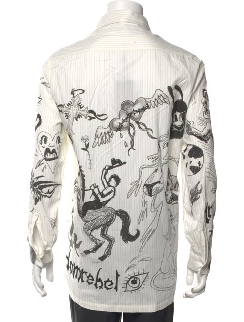 DomRebel Graphic Print Long Sleeve Shirt