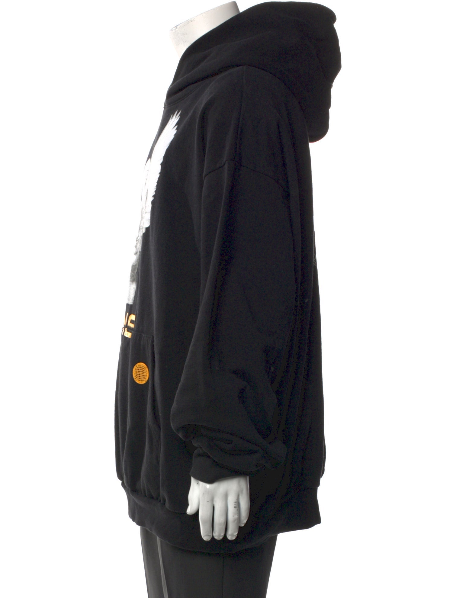 DomRebel Graphic Print Crew Neck Hoodie