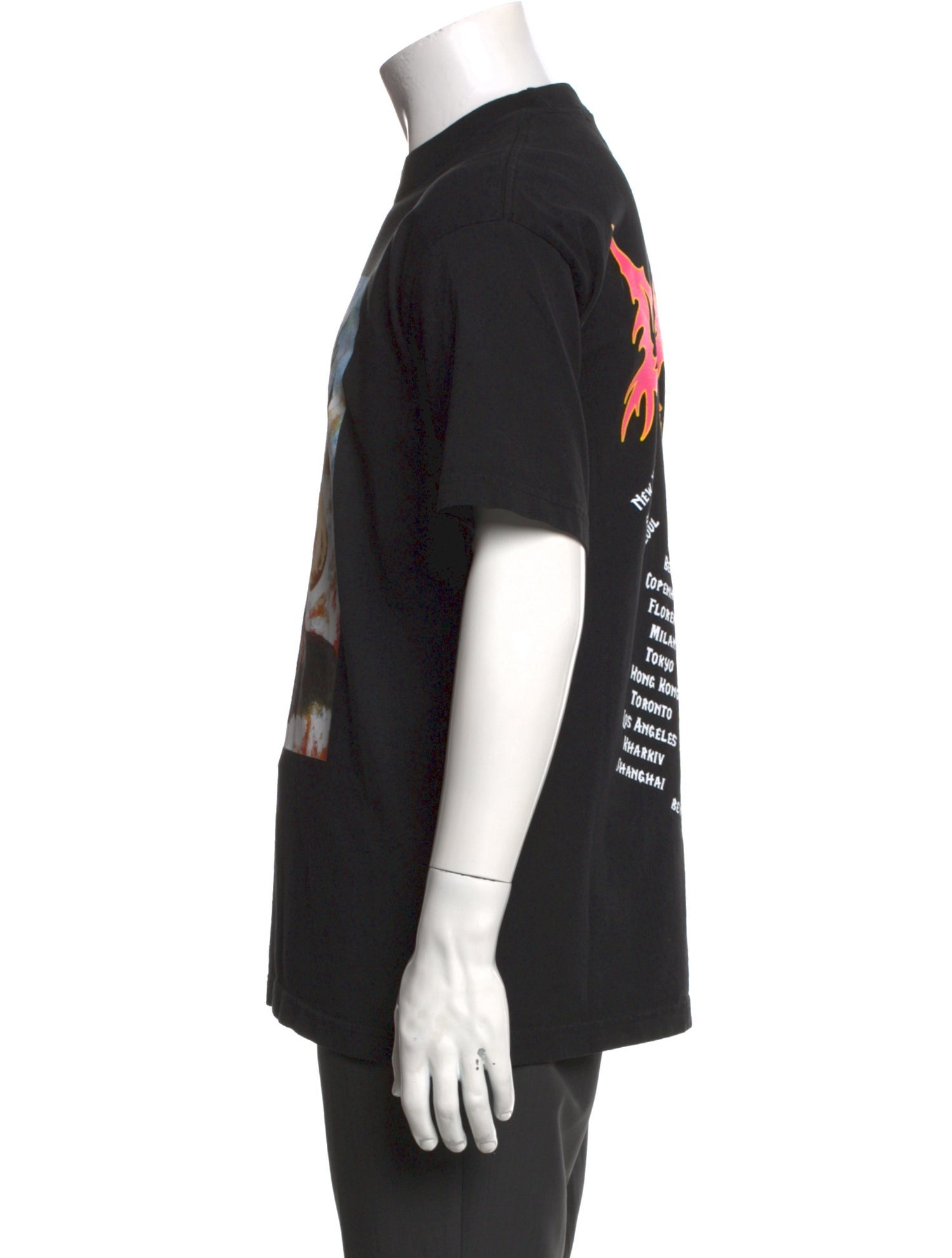 DomRebel Graphic Print Crew Neck T-Shirt