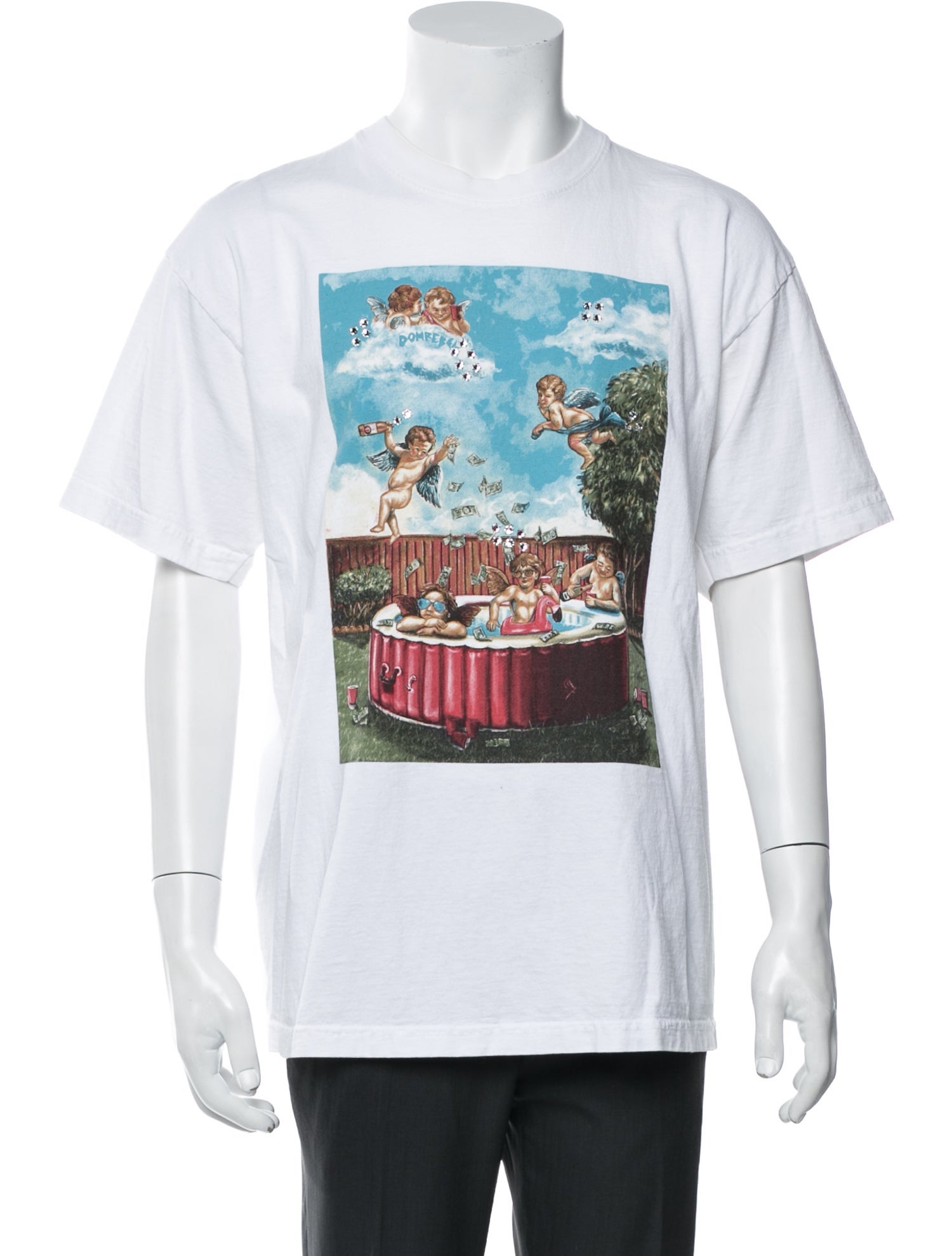 DomRebel Graphic Print Crew Neck T-Shirt