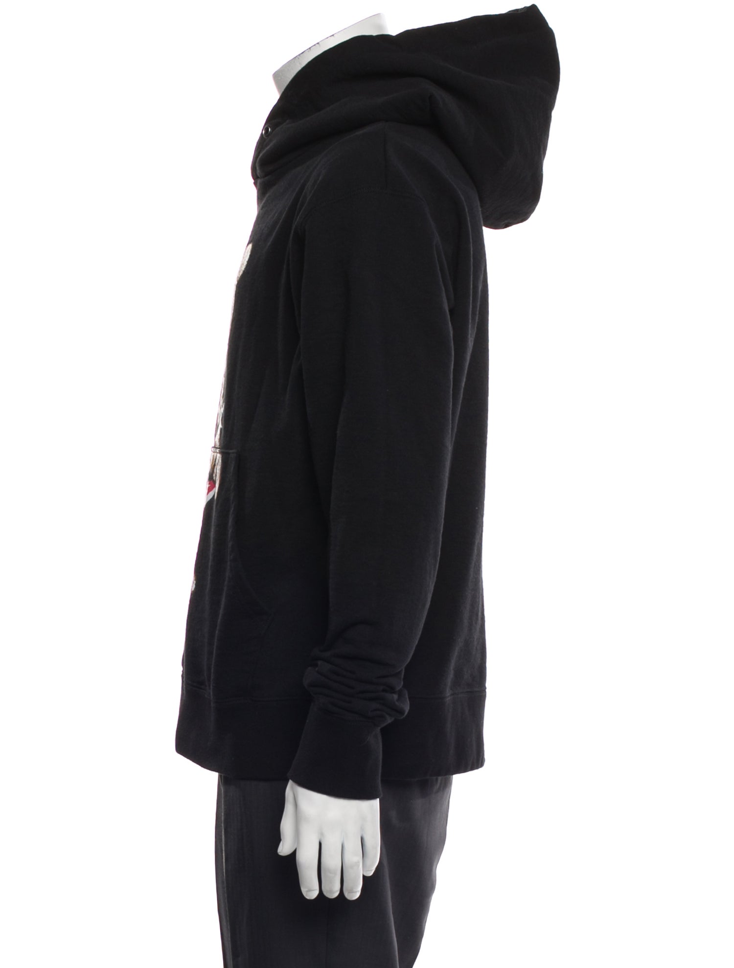 DomRebel Graphic Print Crew Neck Hoodie