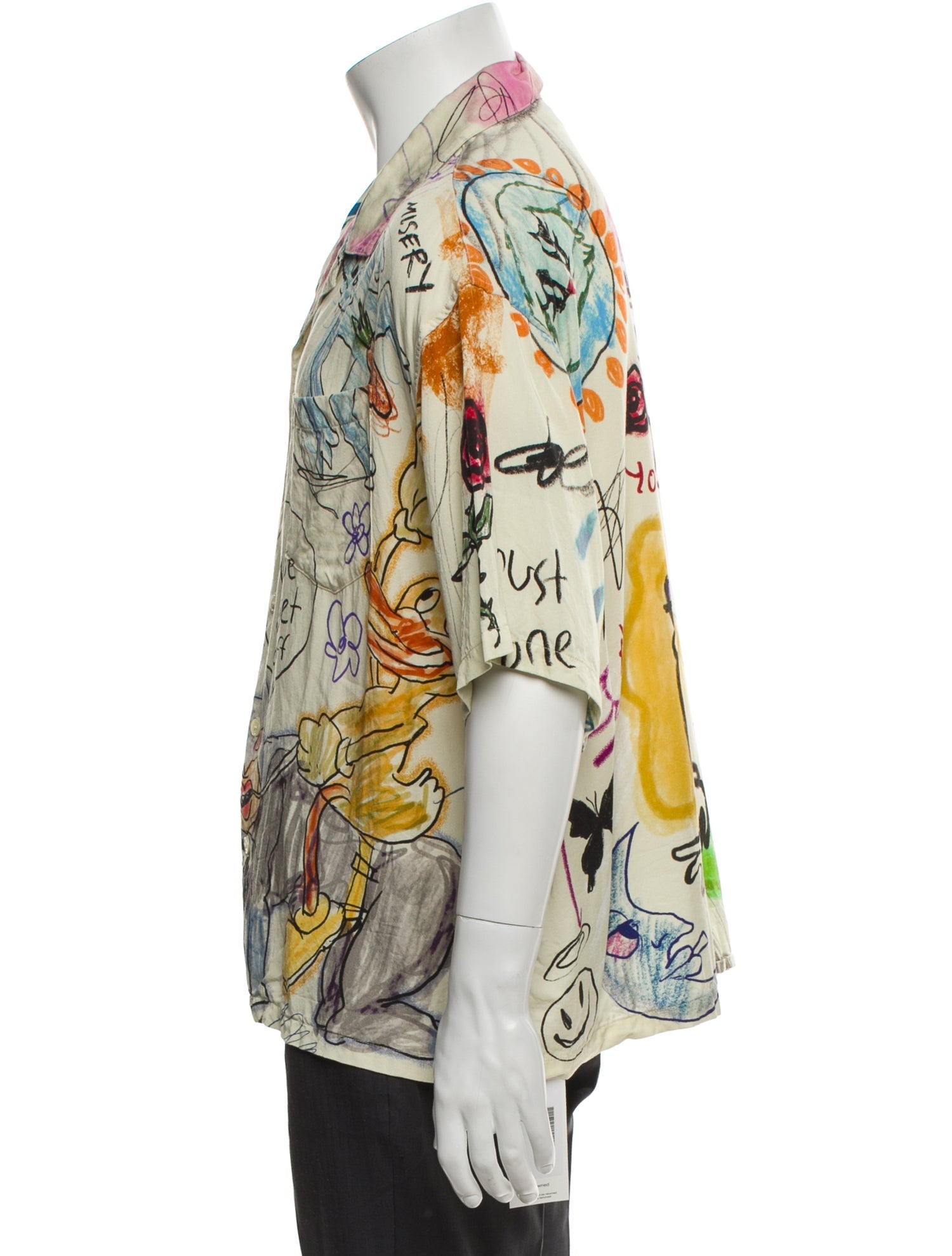 DomRebel Graphic Print Short Sleeve Shirt