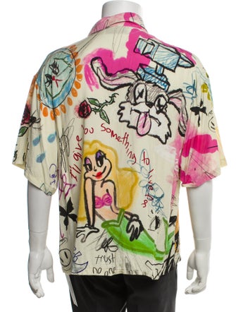 DomRebel Graphic Print Short Sleeve Shirt