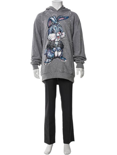 DomRebel Graphic Print Crew Neck Pullover