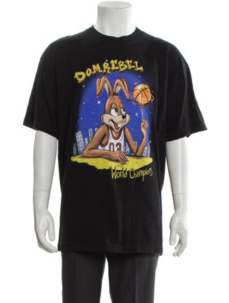 DomRebel Graphic Print Crew Neck T-Shirt