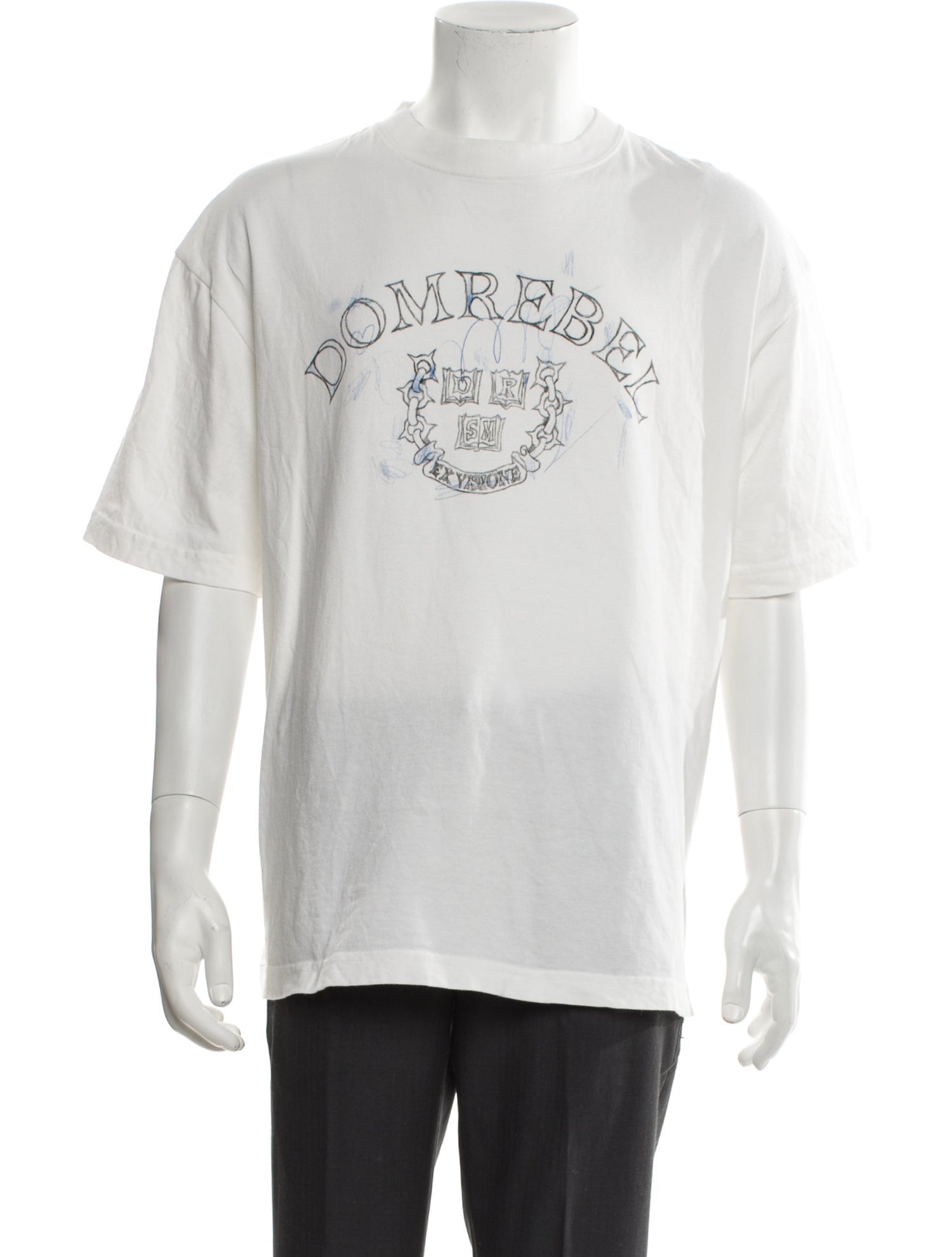 DomRebel Graphic Print Crew Neck T-Shirt