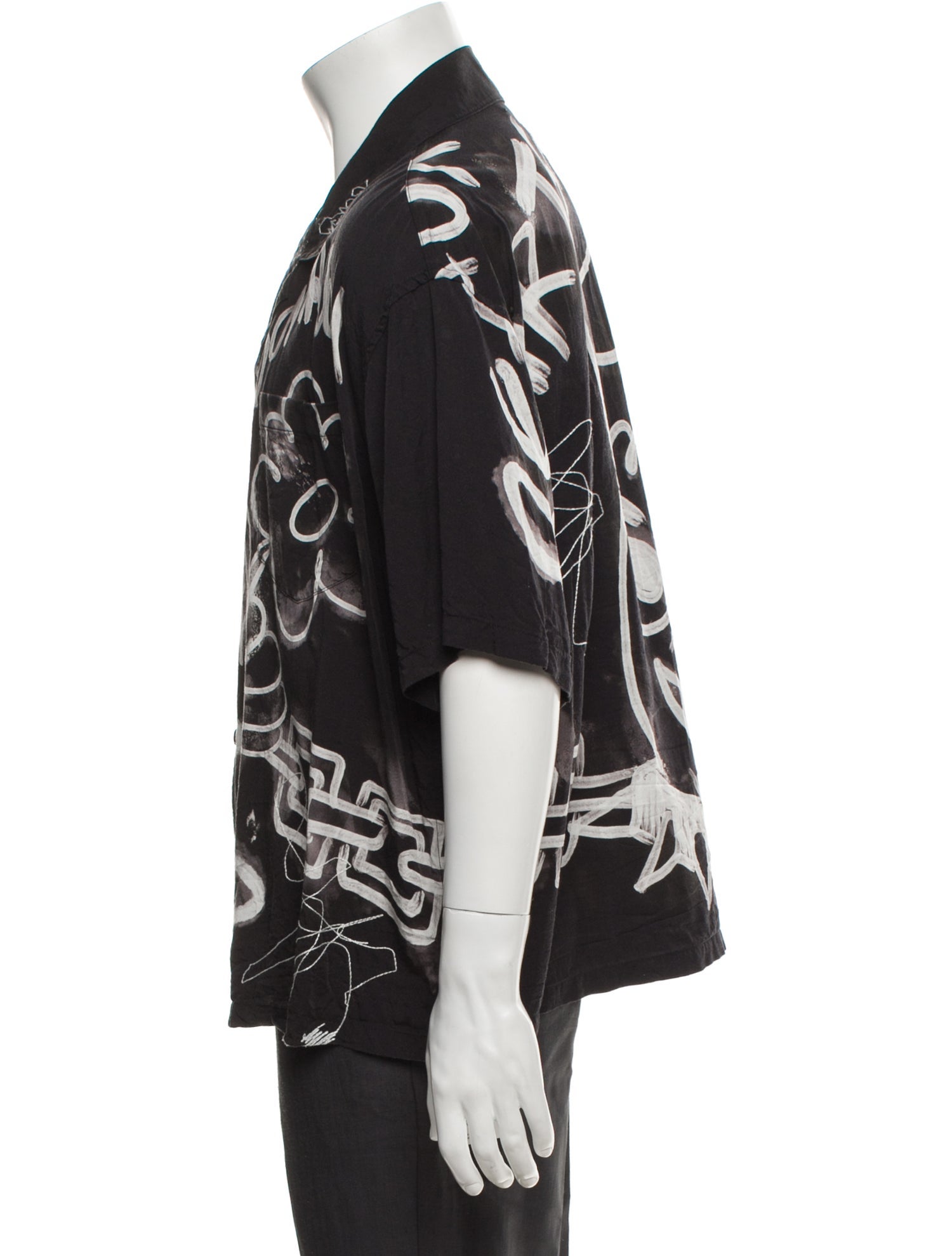 DomRebel Graphic Print Short Sleeve Shirt