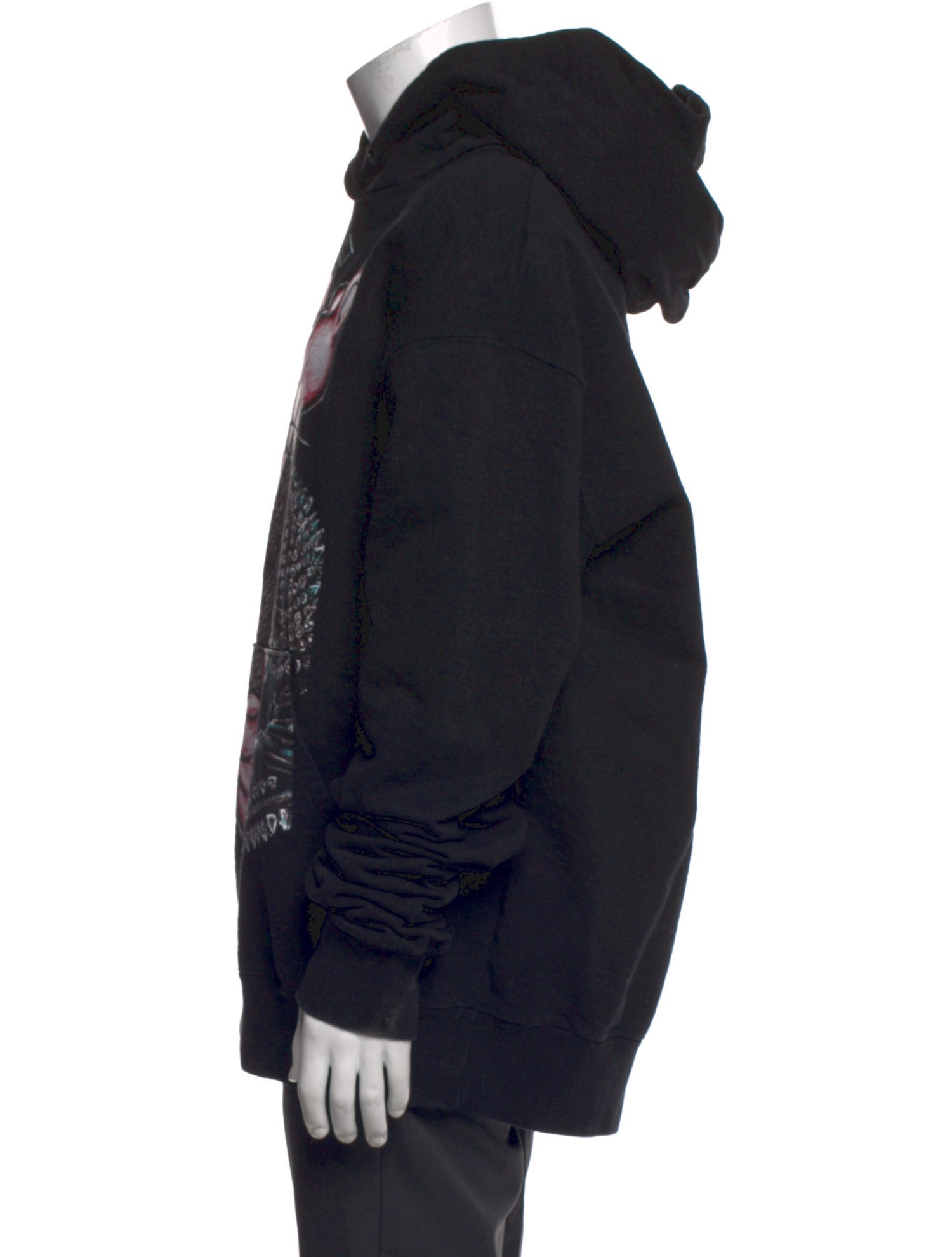 DomRebel Graphic Print Crew Neck Hoodie